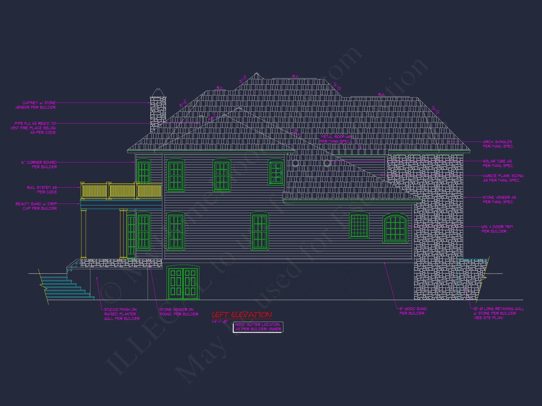 11-1398 HOUSE PLAN - Custom House Plan with 3 Beds, 3.5 Baths | Blueprint Designs 5 Blueprint Designs