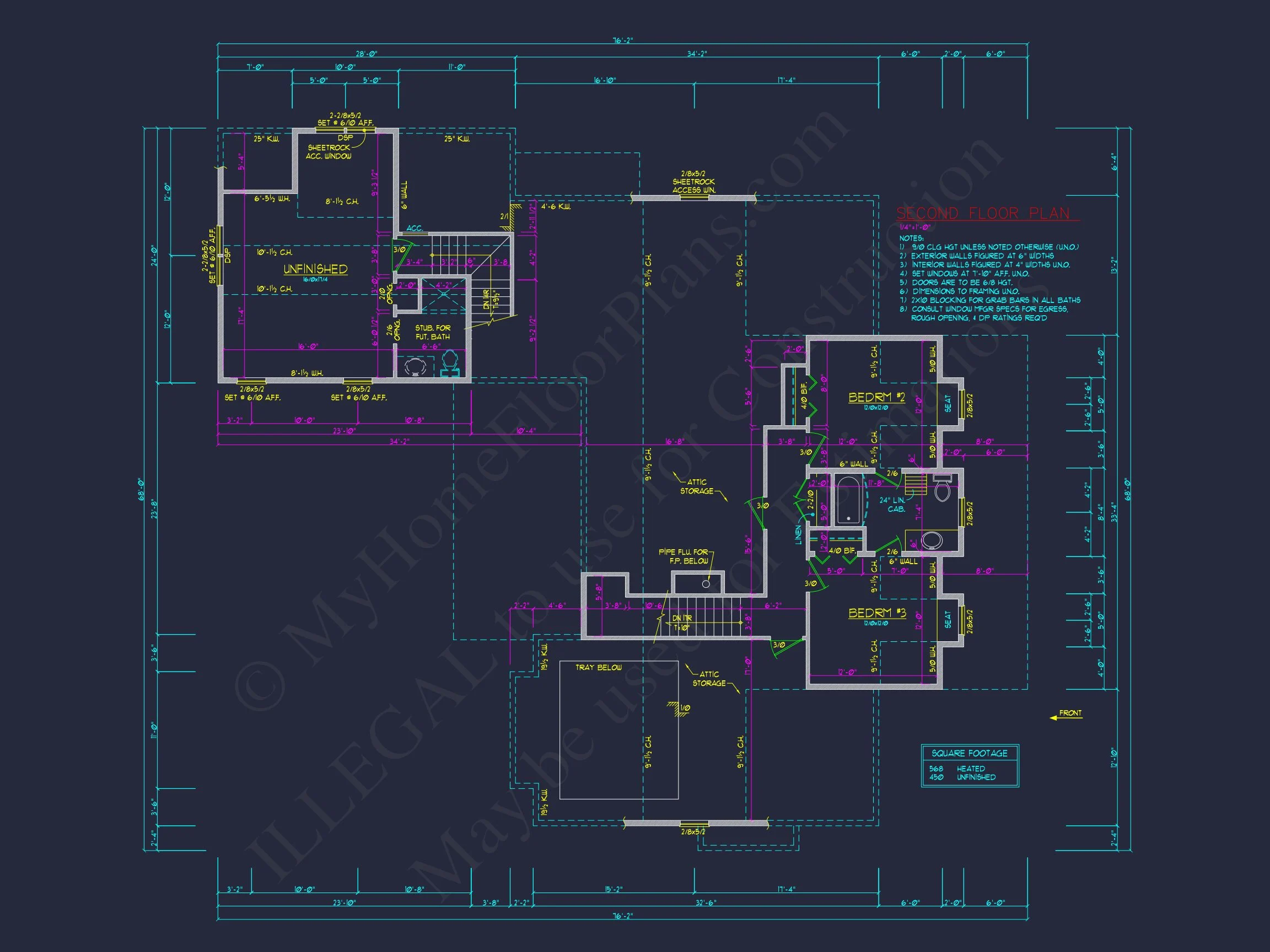 Craftsman house Plan with CAD Designs and Spacious Layout