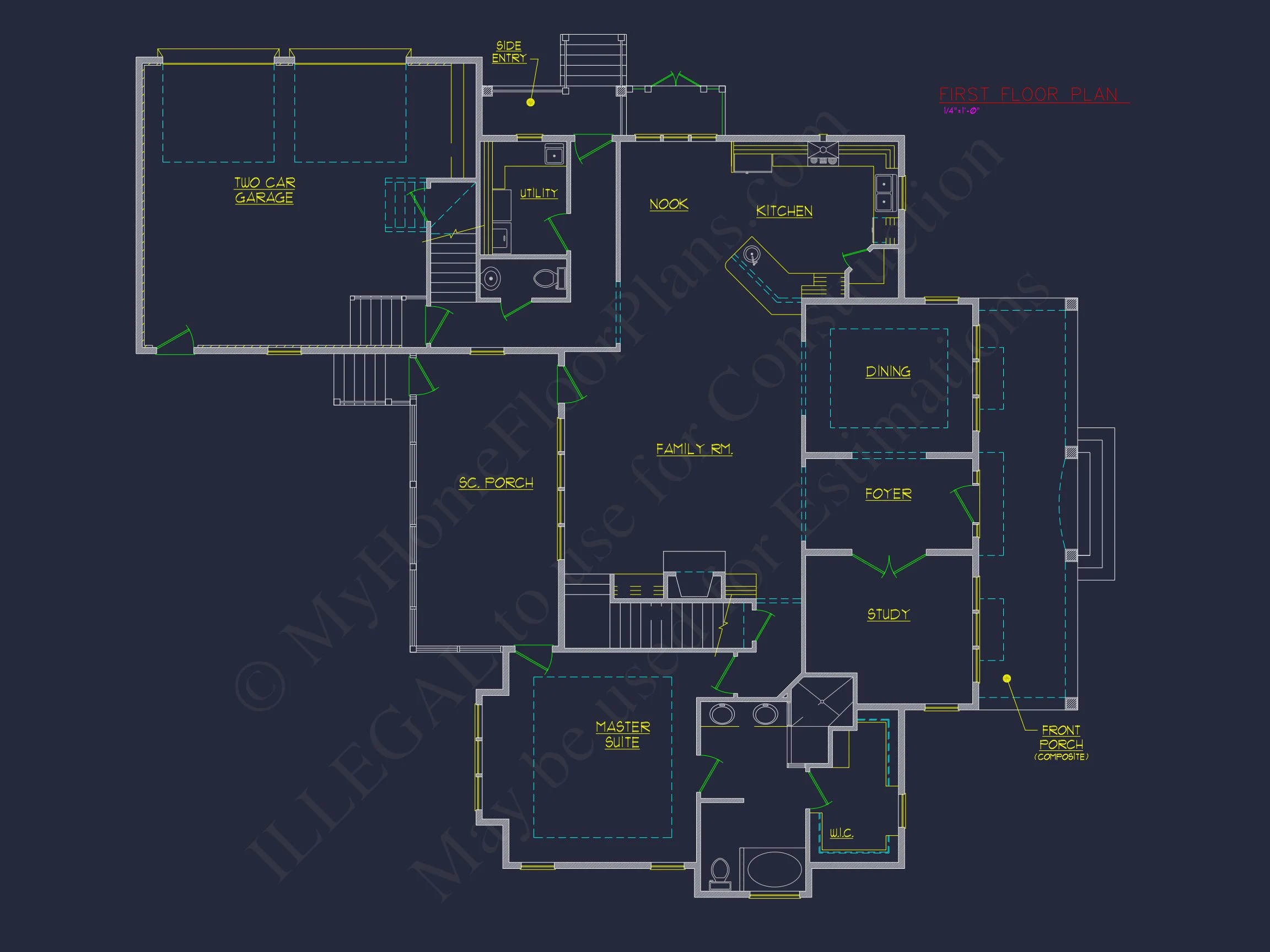 Craftsman house Plan with CAD Designs and Spacious Layout