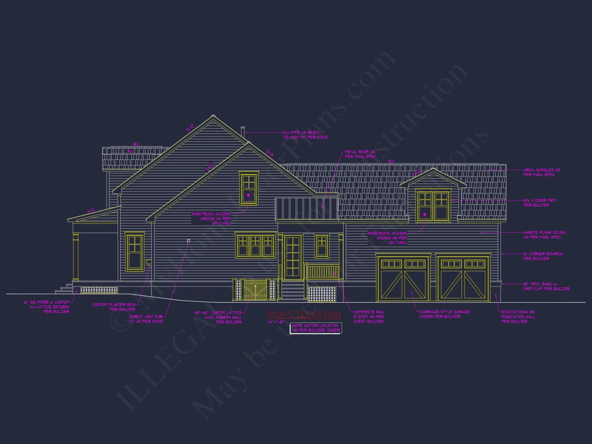 Craftsman house Plan with CAD Designs and Spacious Layout