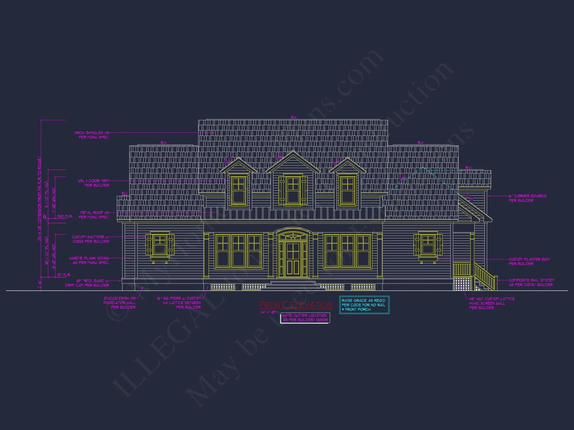 Craftsman house Plan with CAD Designs and Spacious Layout