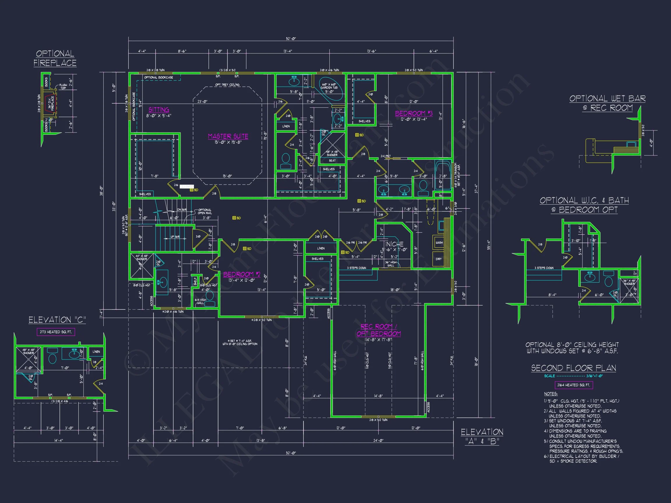 Elegant 2-Story house Plan with 4 Bedrooms and CAD Designs