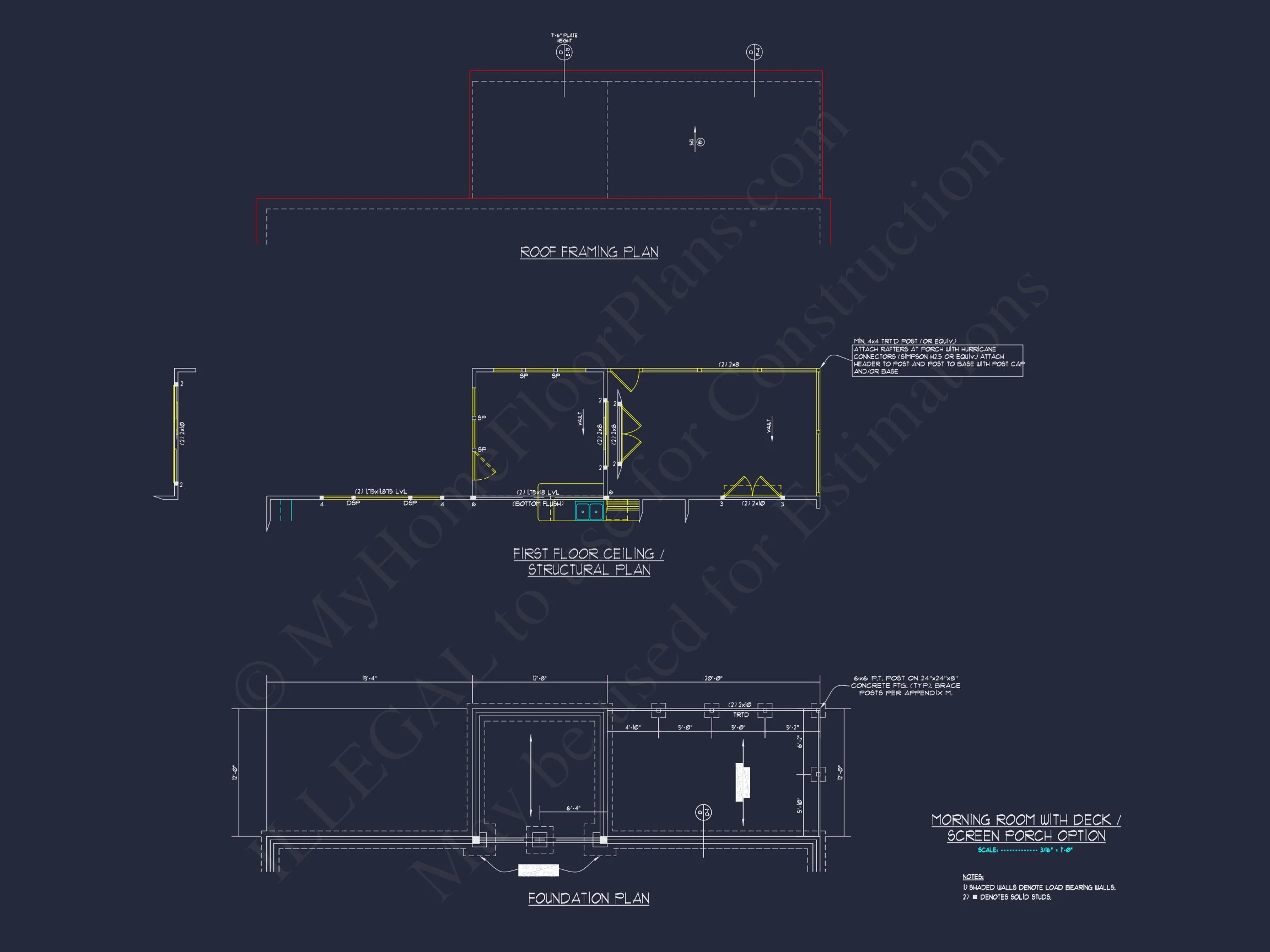 Elegant 2-Story house Plan with 4 Bedrooms and CAD Designs