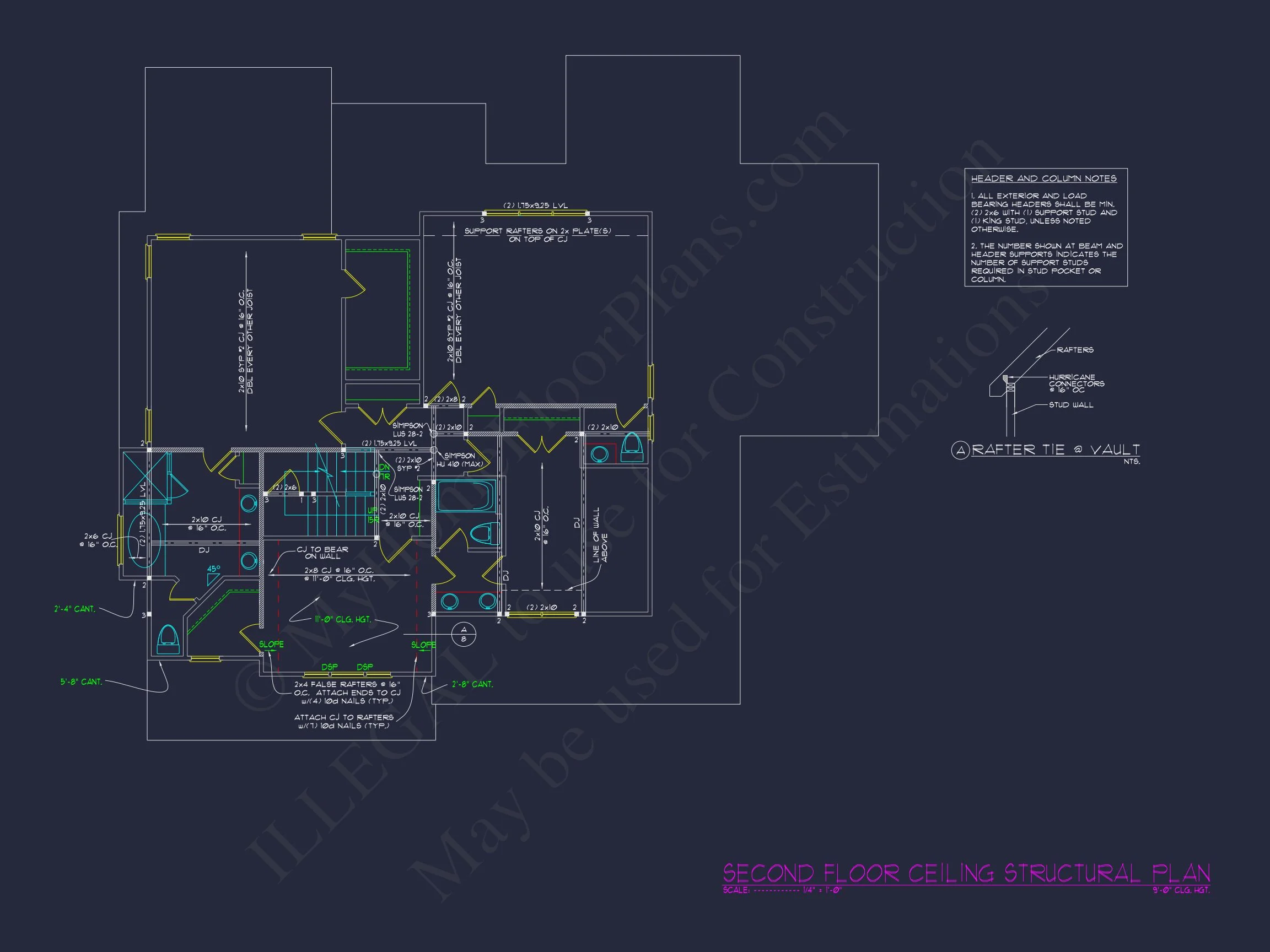 11-1295 HOUSE PLAN - Elegant Craftsman House Plan with Open Floor Layout and Vaulted Ceilings 13 Elegant Craftsman house Plan with Open Floor Layout and Vaulted Ceilings