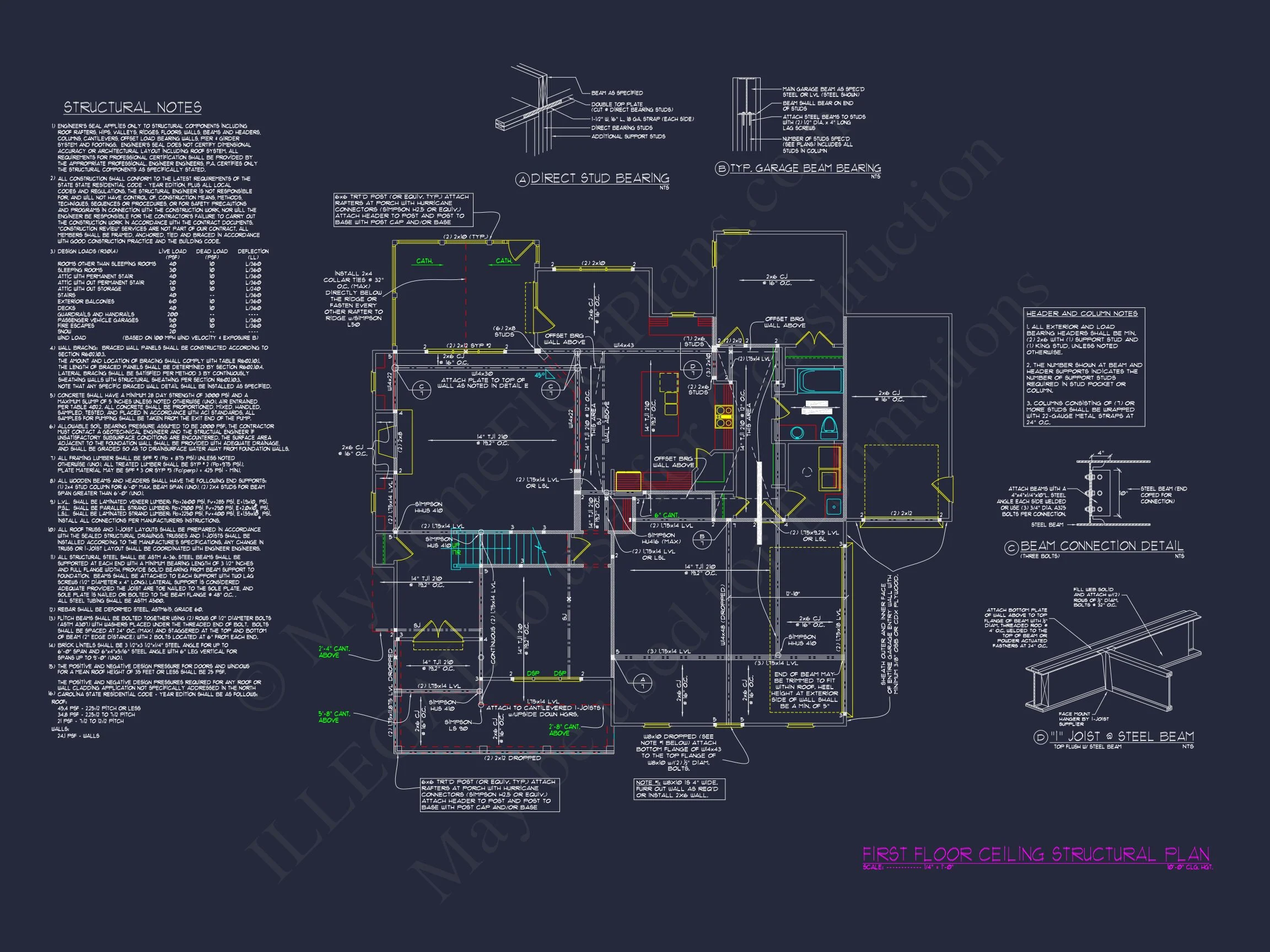11-1295 HOUSE PLAN - Elegant Craftsman House Plan with Open Floor Layout and Vaulted Ceilings 12 Elegant Craftsman house Plan with Open Floor Layout and Vaulted Ceilings