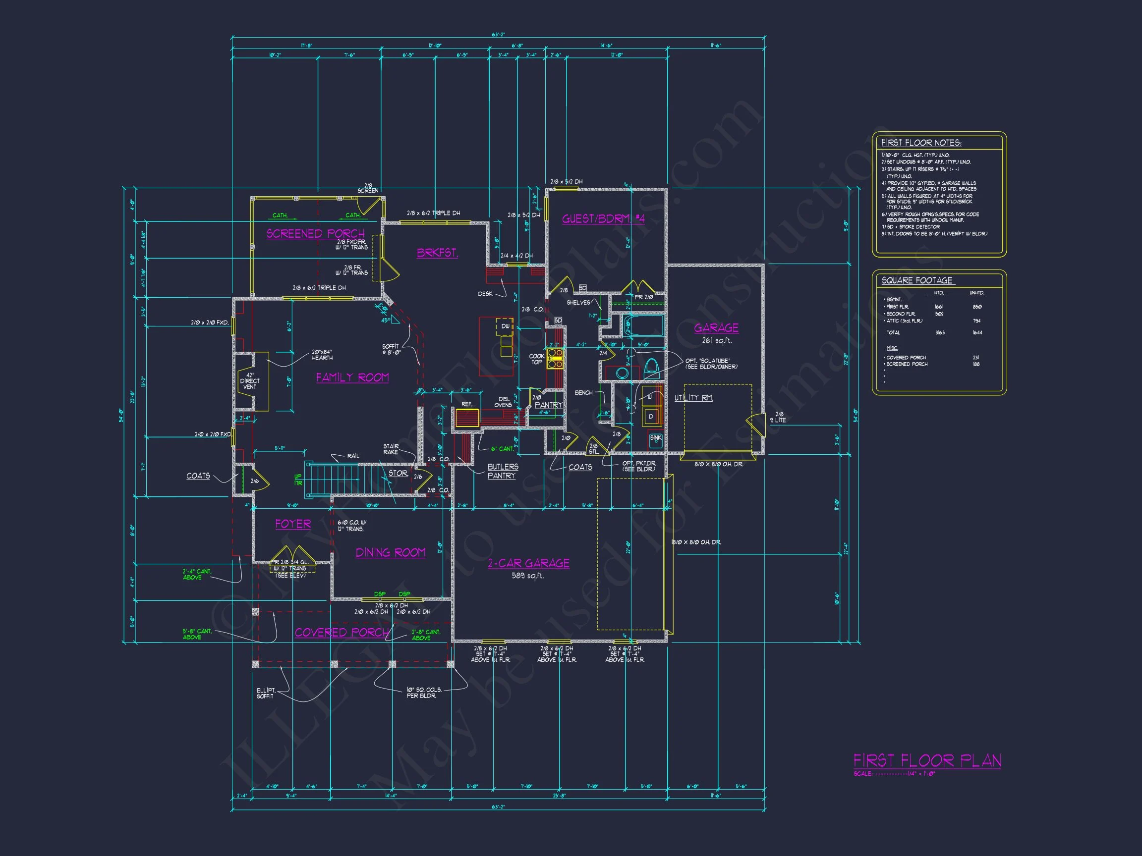 11-1295 HOUSE PLAN - Elegant Craftsman House Plan with Open Floor Layout and Vaulted Ceilings 8 Elegant Craftsman house Plan with Open Floor Layout and Vaulted Ceilings