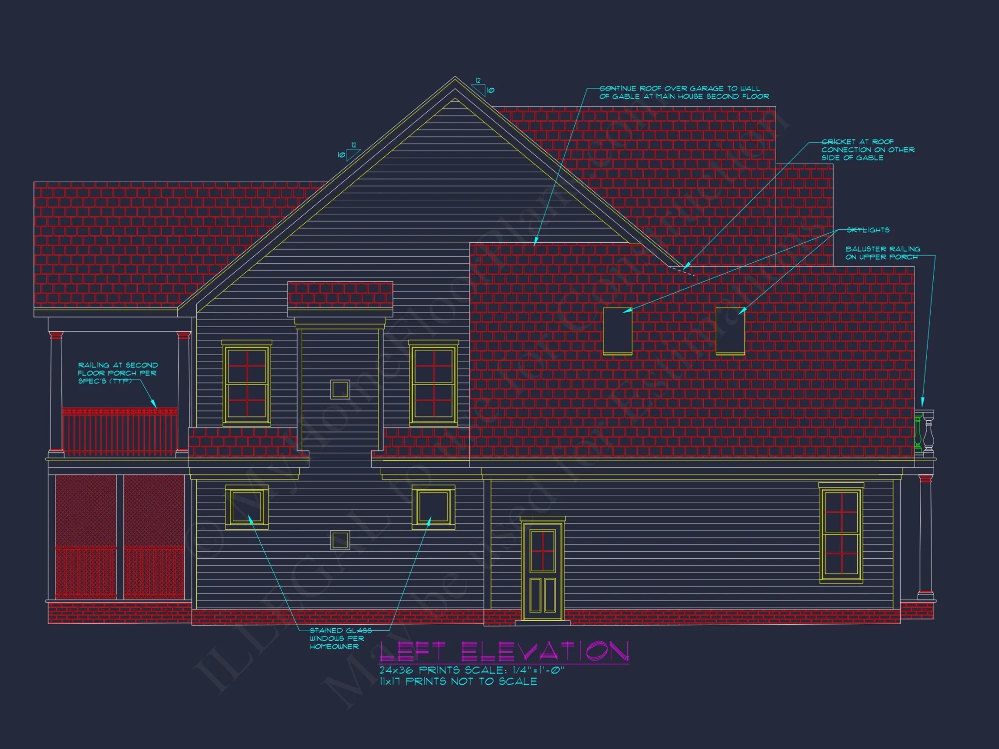 Charming 2-Story house Plan with Spacious CAD Blueprint Designs