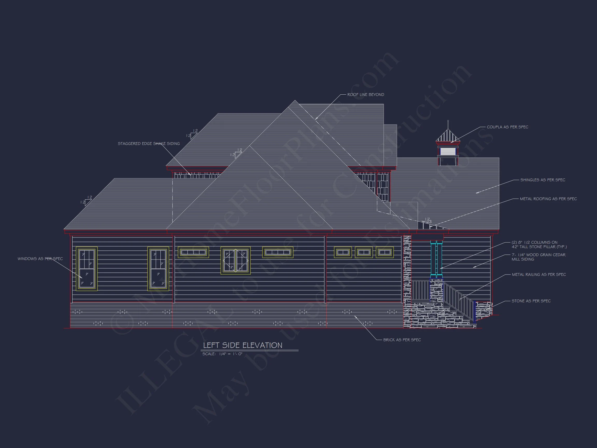11-1253 HOUSE PLAN - Traditional House Floor Plan with Blueprint Designs 4 Traditional house Floor Plan with Blueprint Designs