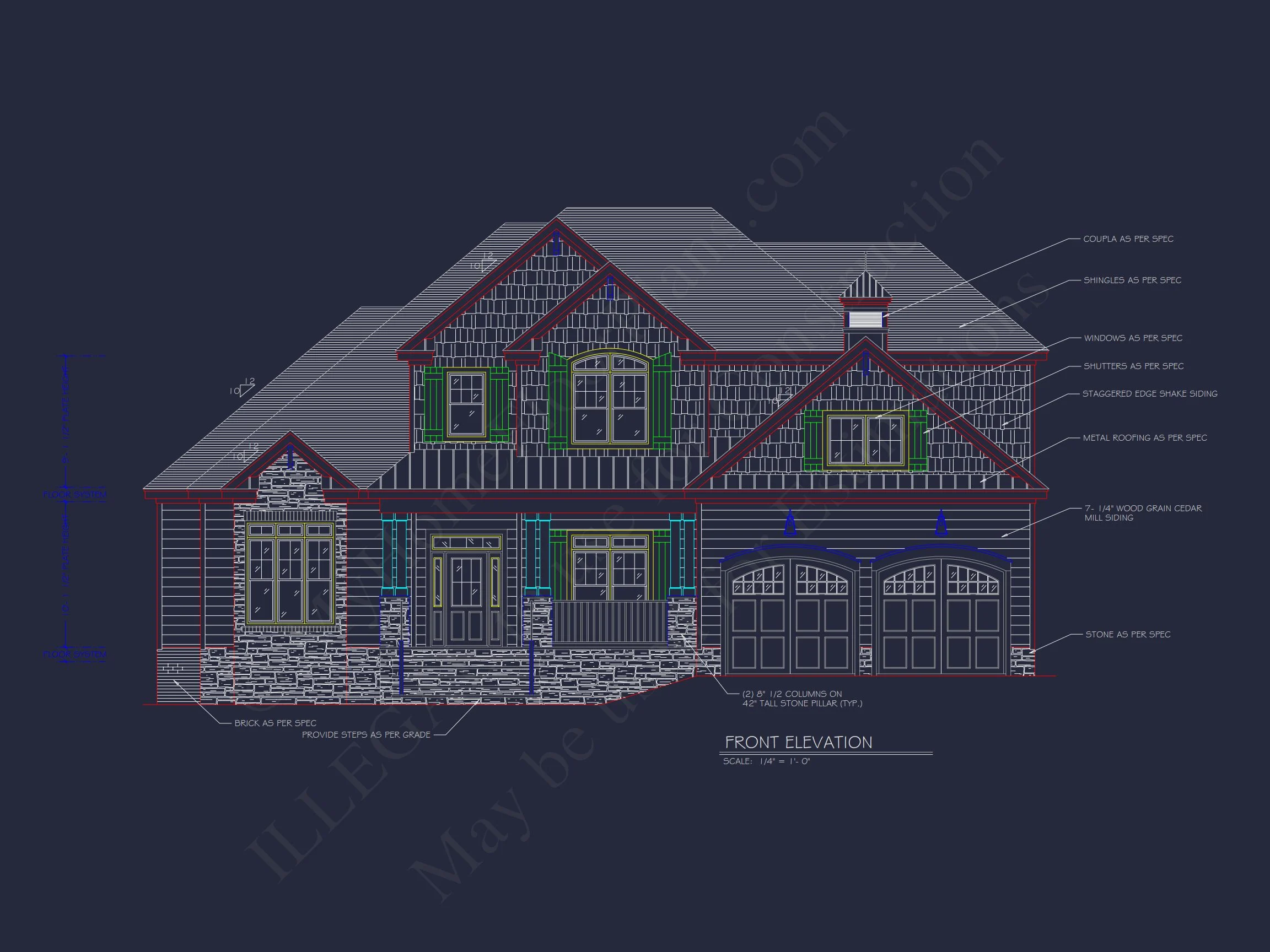 11-1253 HOUSE PLAN - Traditional House Floor Plan with Blueprint Designs 3 Traditional house Floor Plan with Blueprint Designs