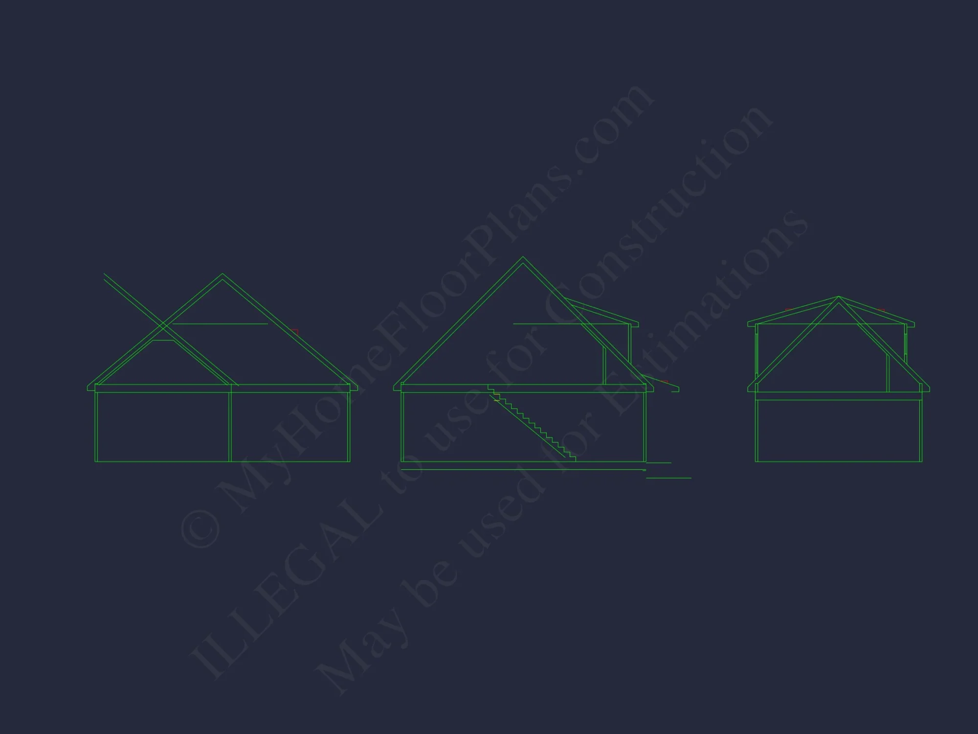 Stunning 2-Story house Plan with CAD Floor Plans and Designs