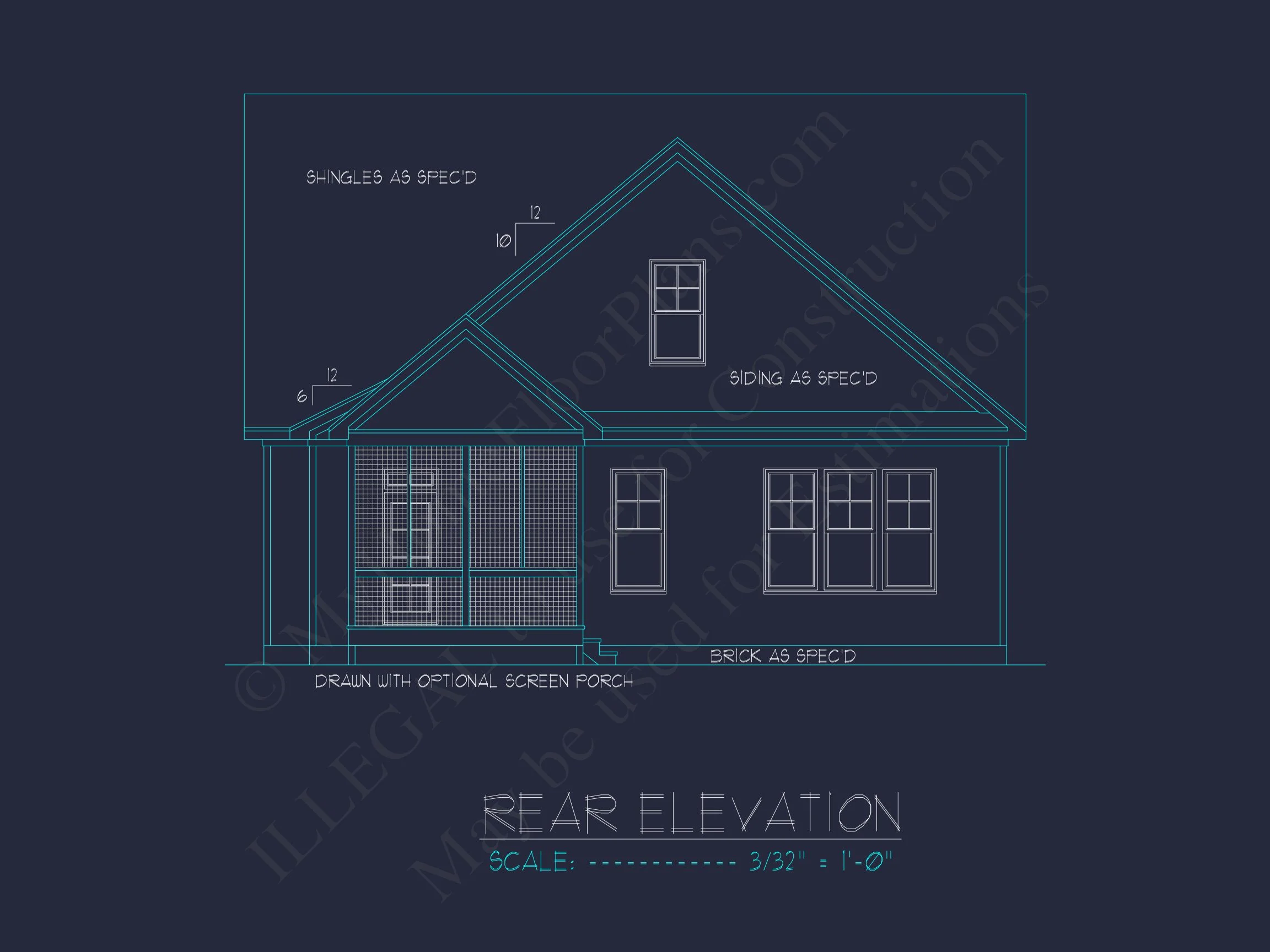 Stunning 2-Story house Plan with CAD Floor Plans and Designs