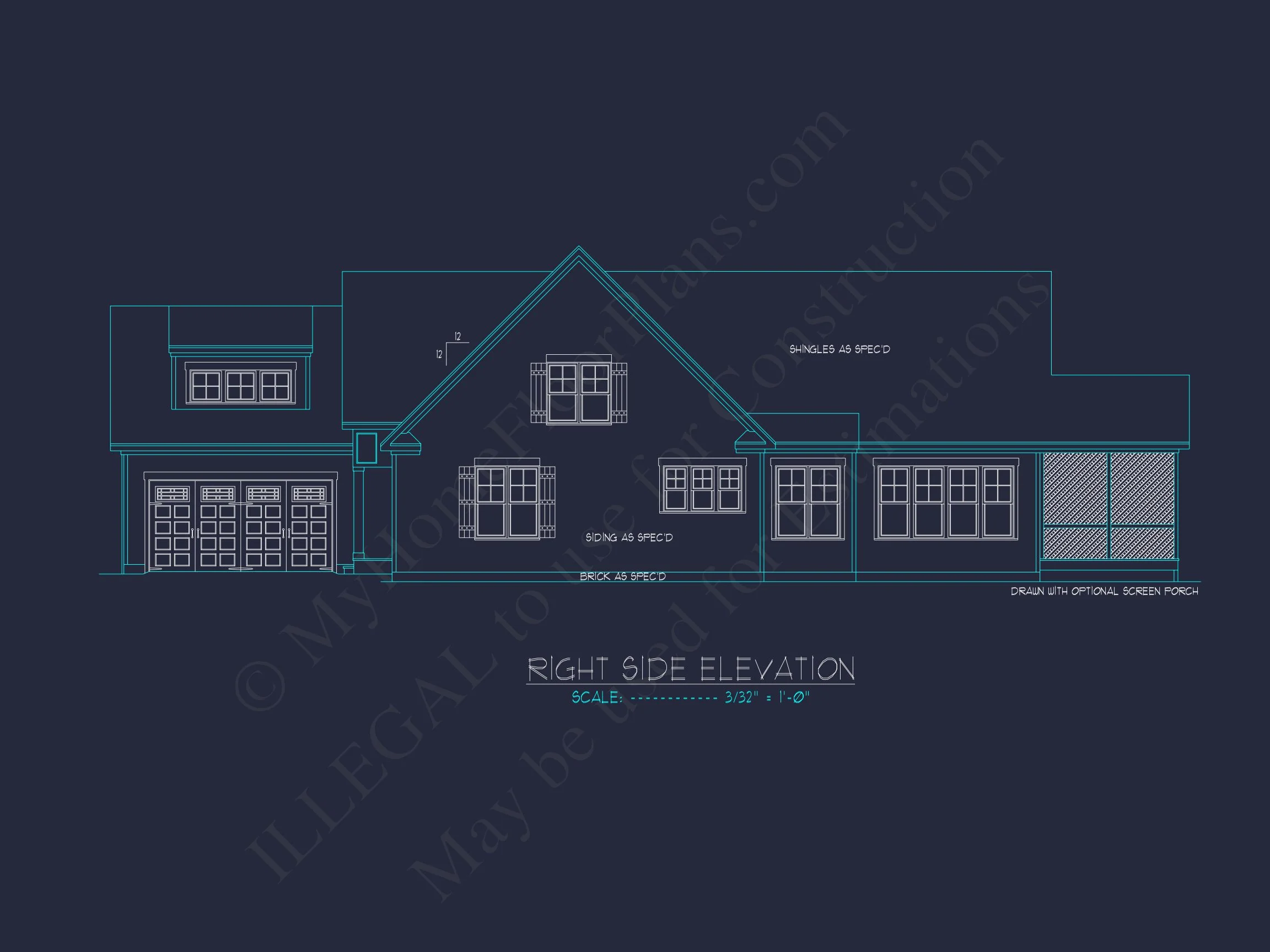 Stunning 2-Story house Plan with CAD Floor Plans and Designs