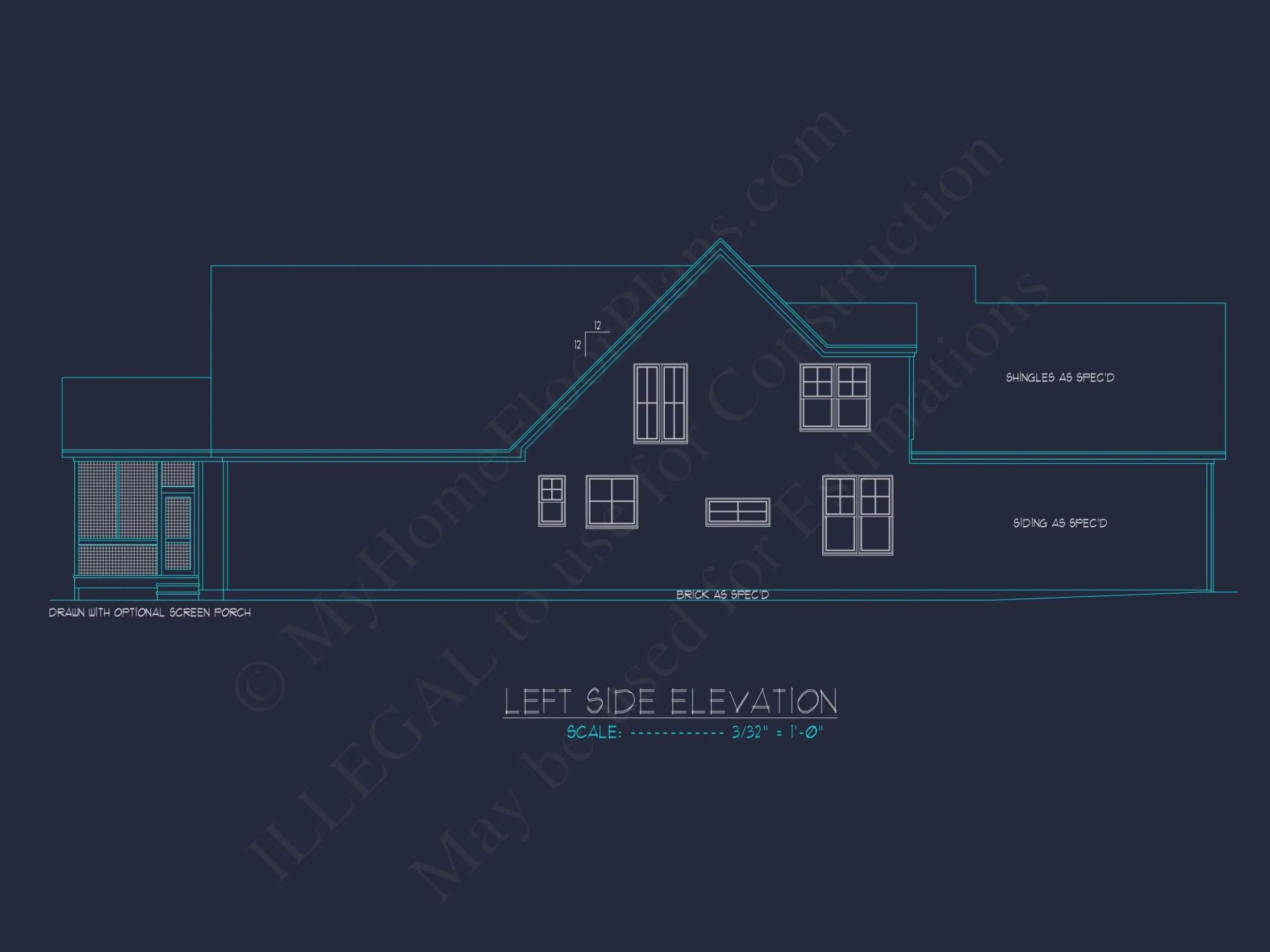 Stunning 2-Story house Plan with CAD Floor Plans and Designs