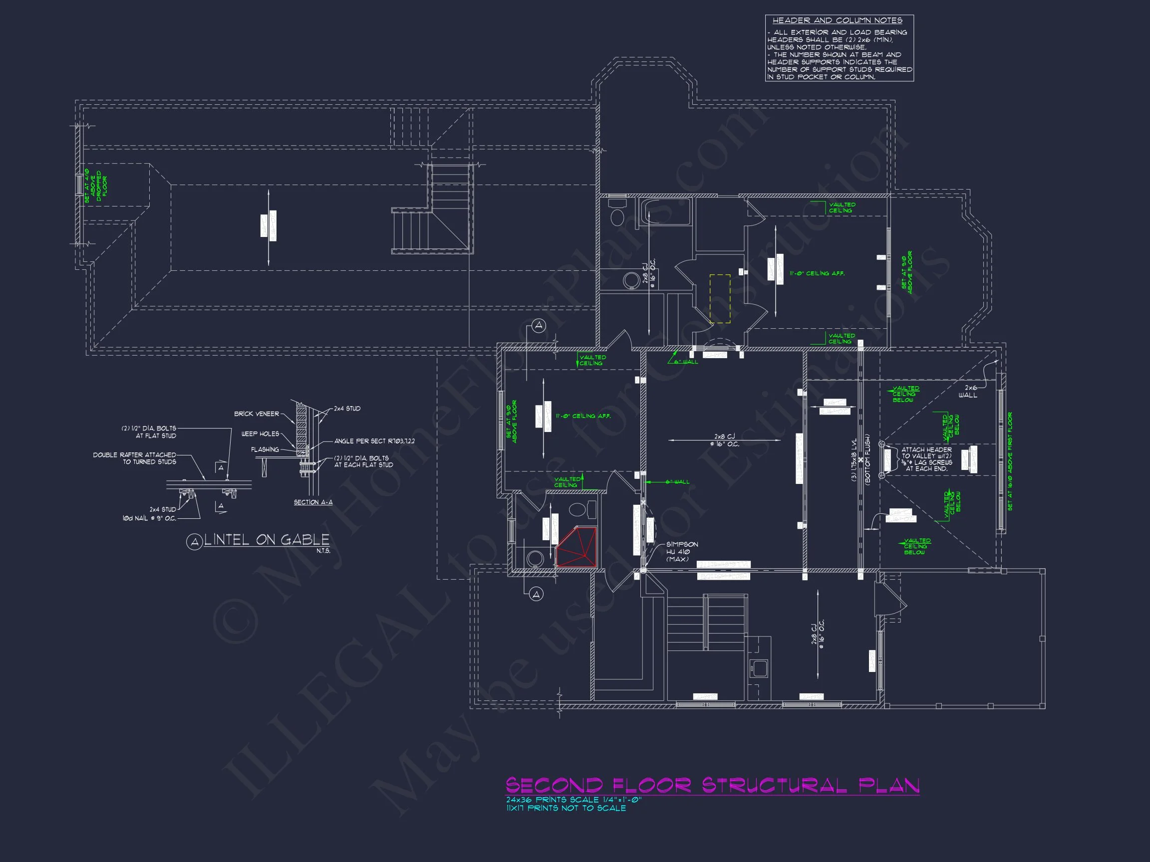 Stunning house Plan with Spacious CAD Blueprint Designs