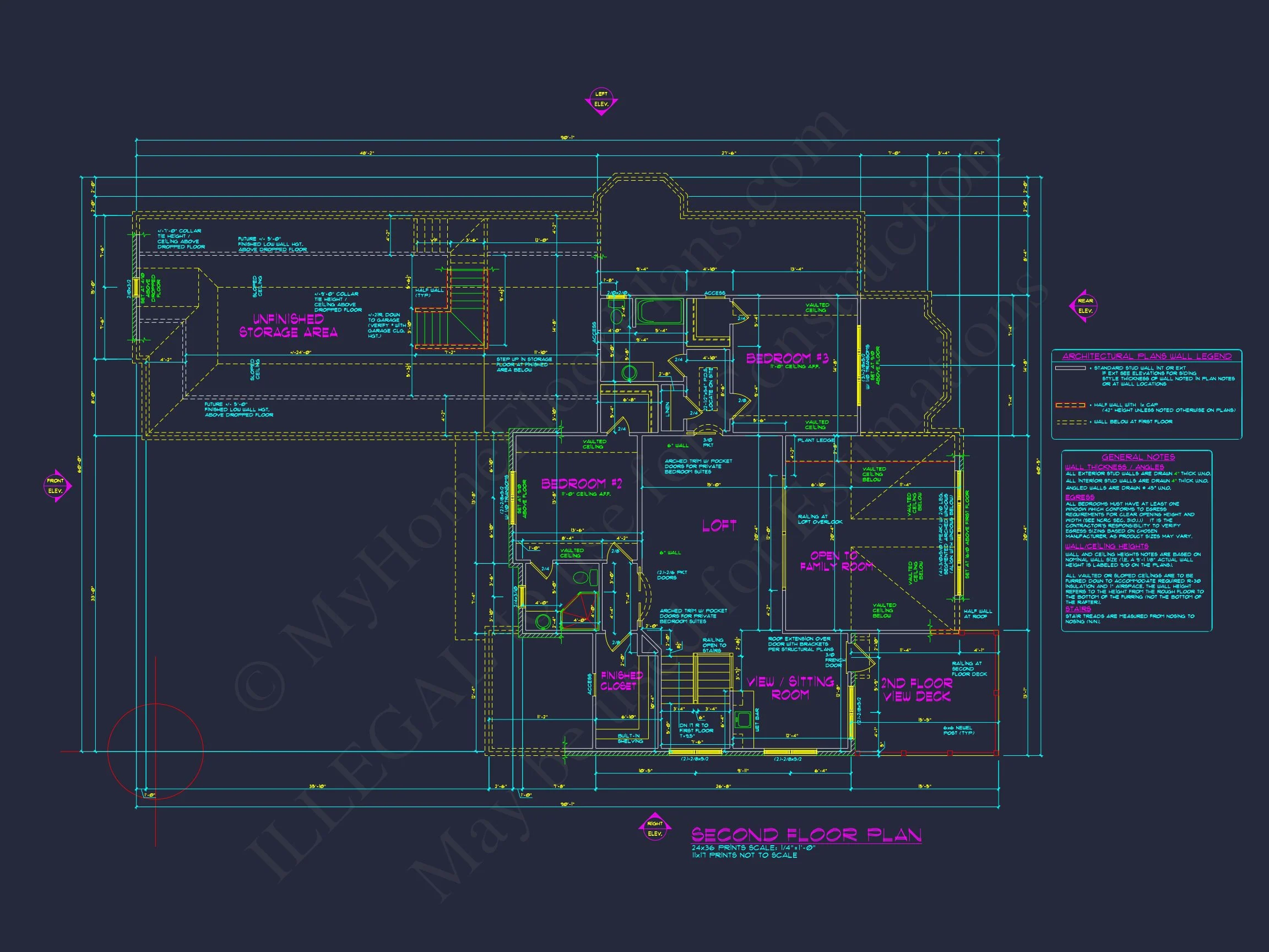 Stunning house Plan with Spacious CAD Blueprint Designs