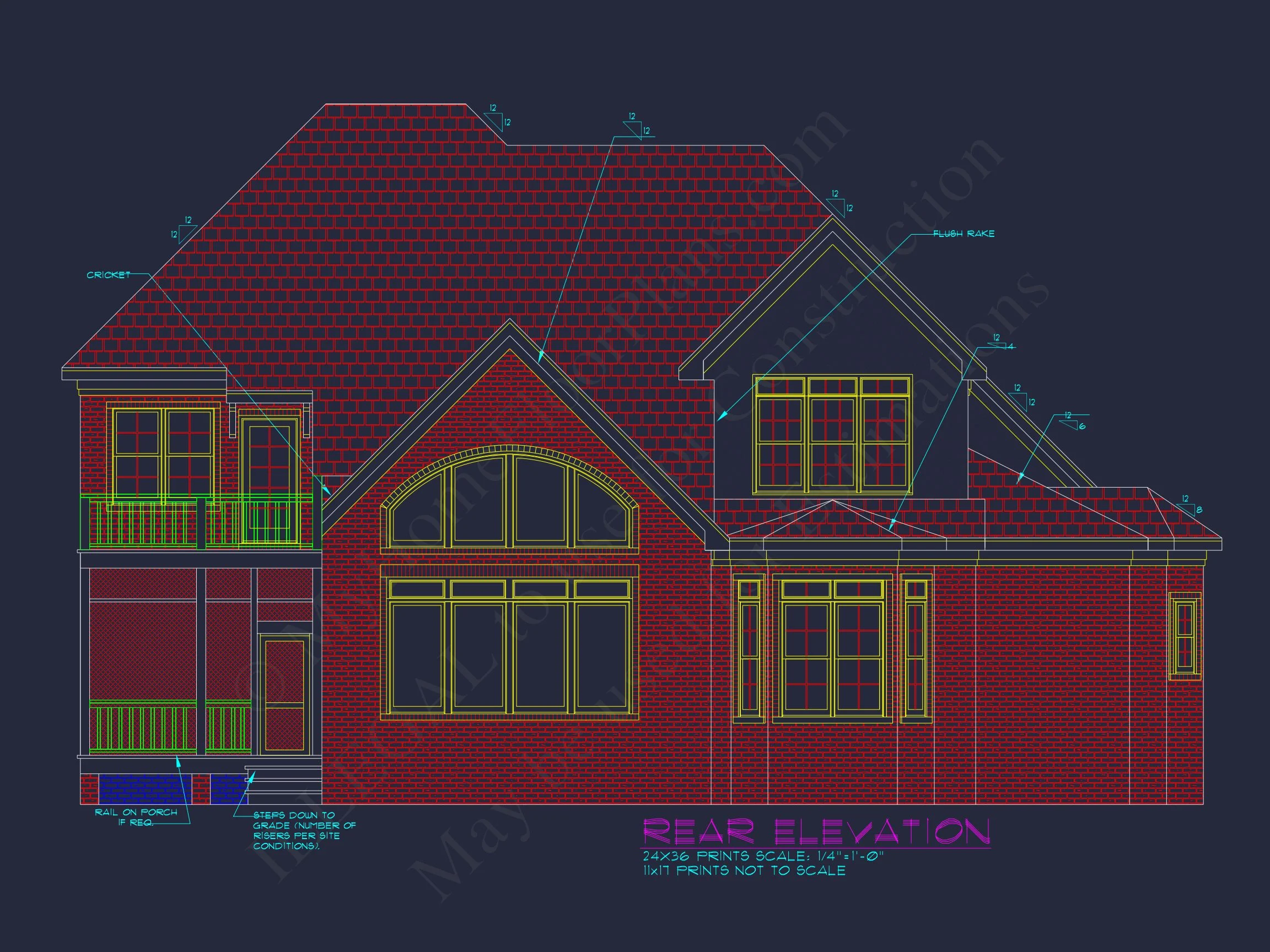 Stunning house Plan with Spacious CAD Blueprint Designs