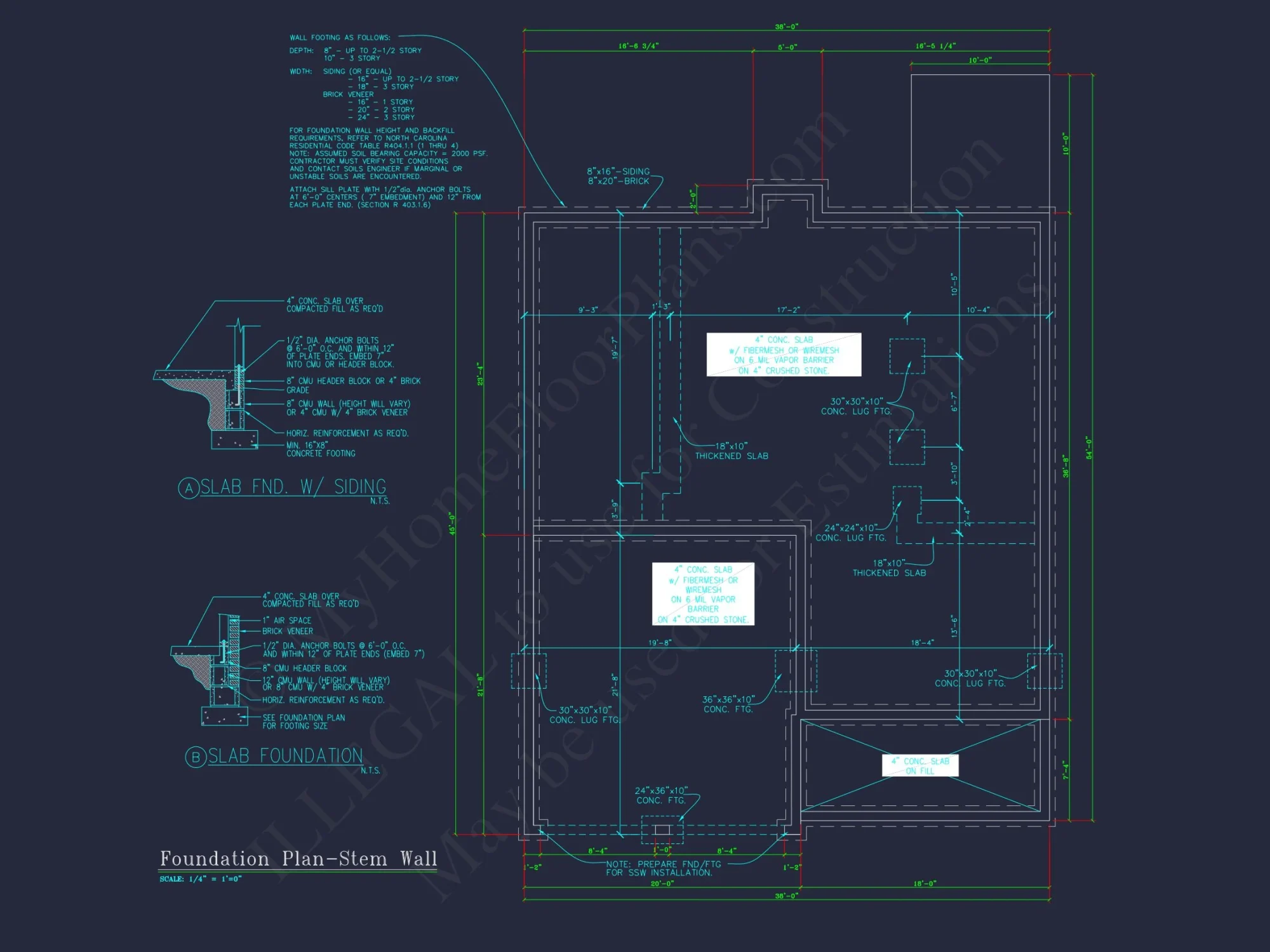 Modern CAD house Plan with 2-Story Design and Blueprint