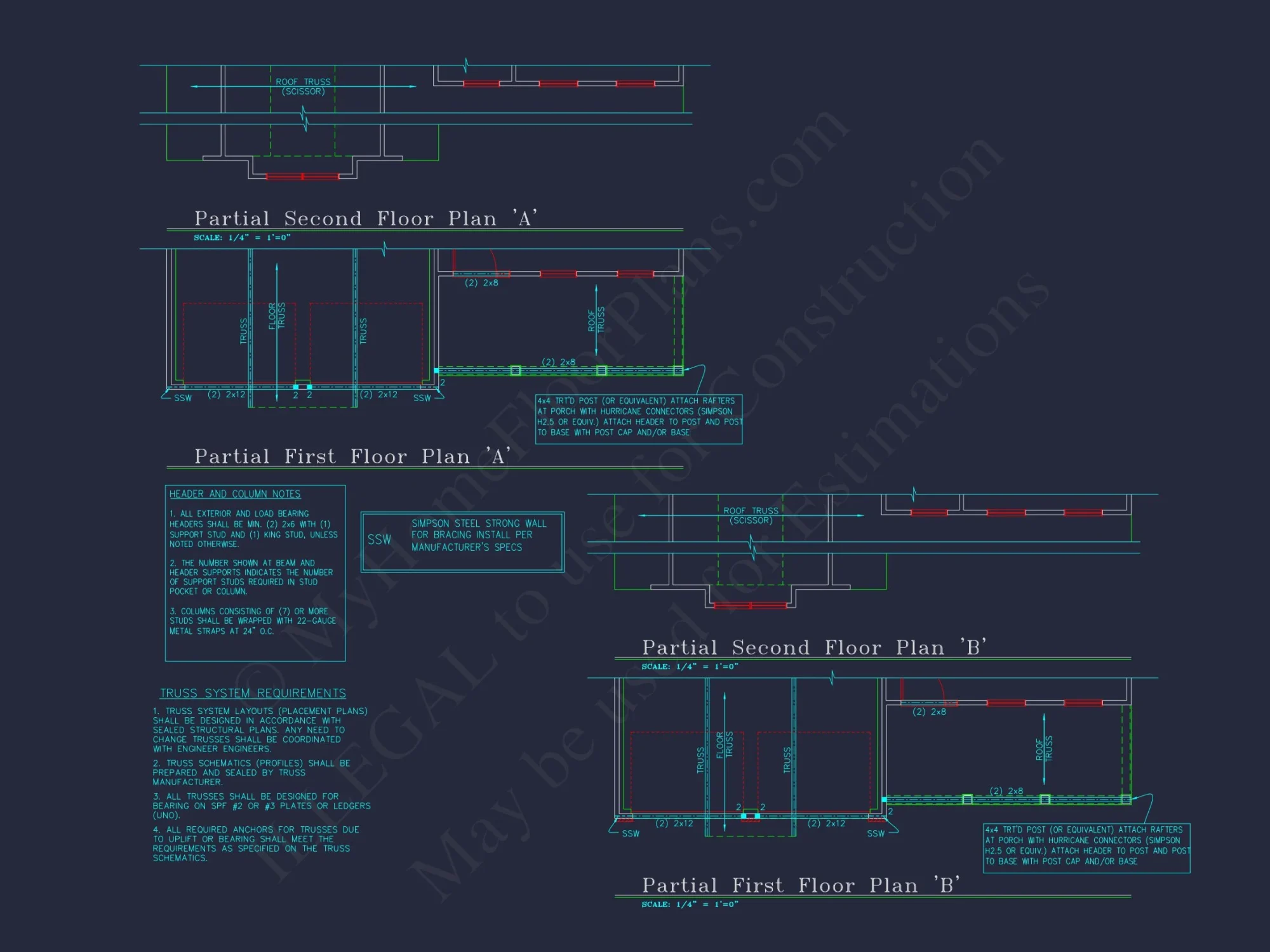 Perfectly Crafted house Floor Plan with 2 Floors and 4 Bedrooms