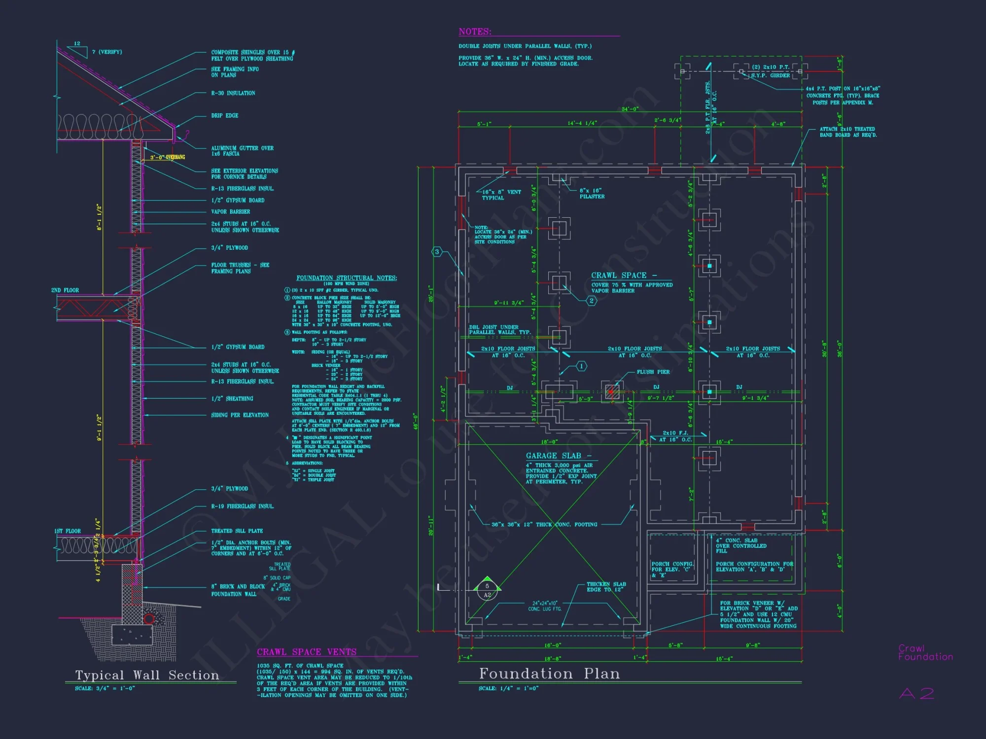 Perfectly Crafted house Floor Plan with 2 Floors and 4 Bedrooms