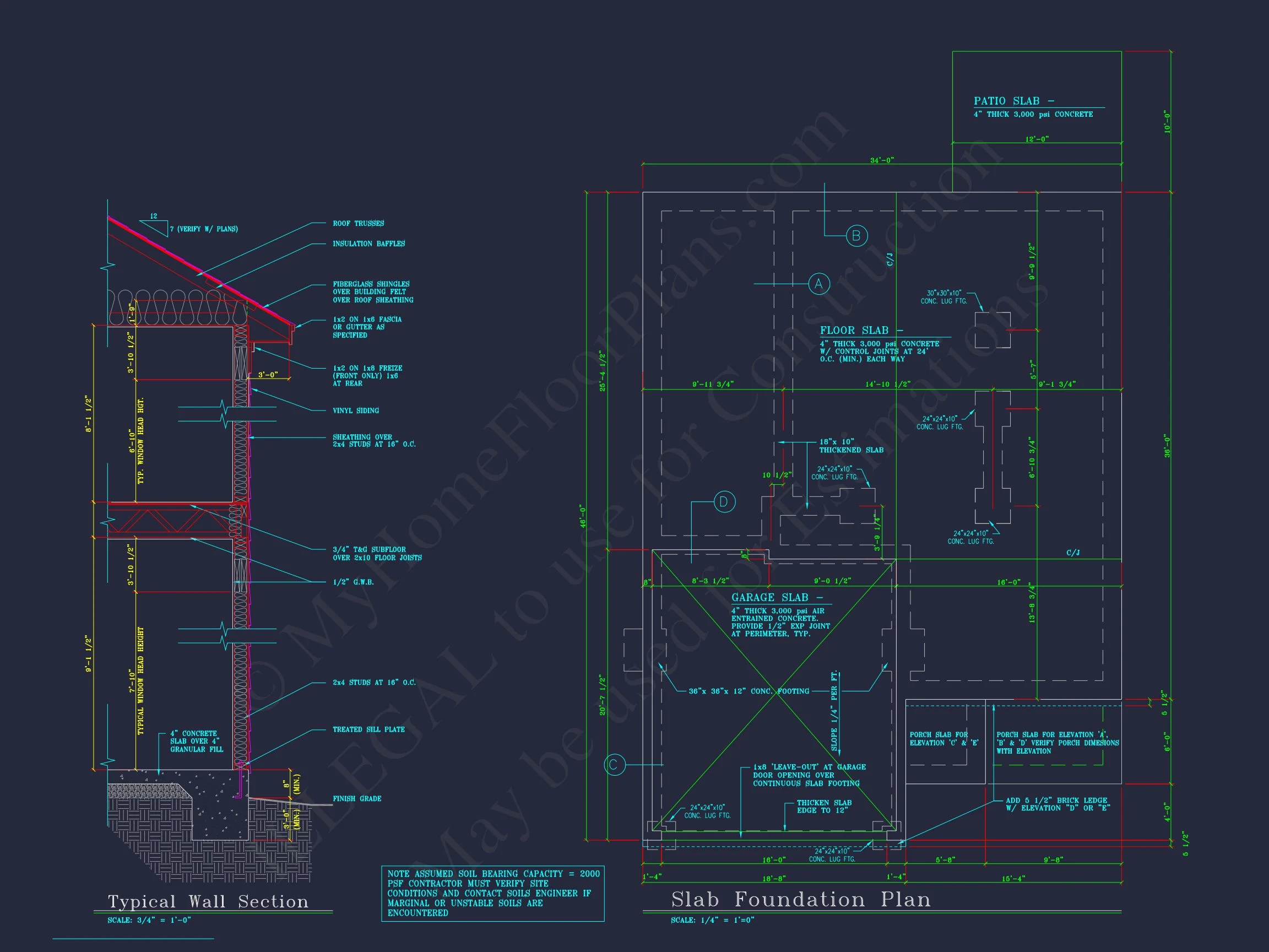 11-1195 HOUSE PLAN - Perfectly Crafted House Floor Plan with 2 Floors and 4 Bedrooms 14 Perfectly Crafted house Floor Plan with 2 Floors and 4 Bedrooms