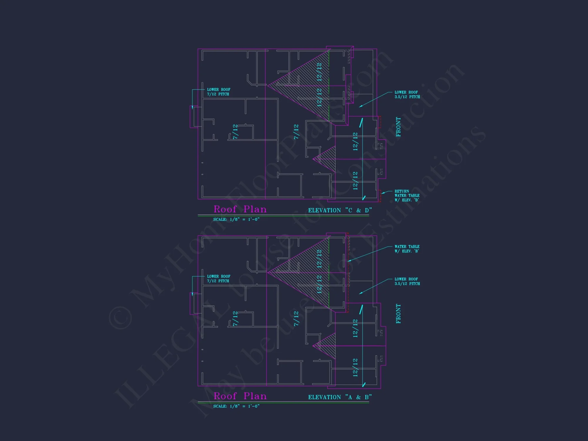 Perfectly Crafted house Floor Plan with 2 Floors and 4 Bedrooms