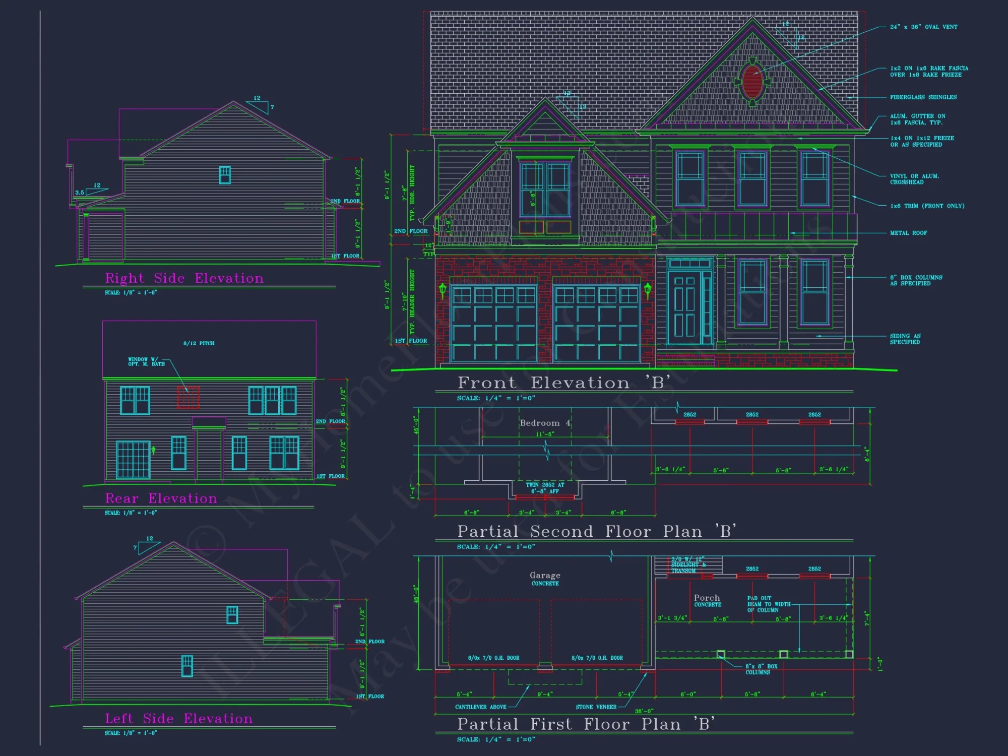 Perfectly Crafted house Floor Plan with 2 Floors and 4 Bedrooms