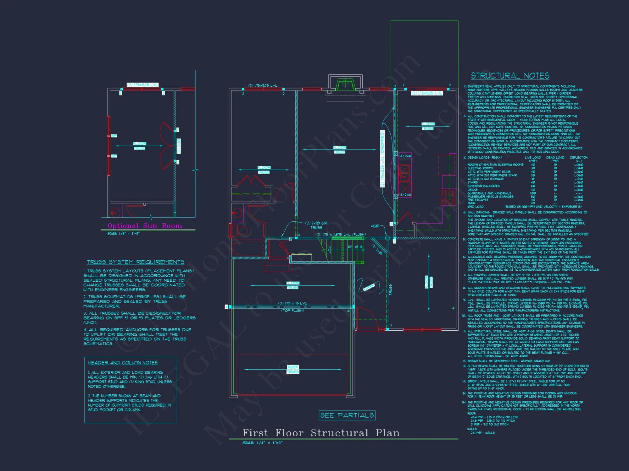 Colonial-Style 2-Story house Blueprint with 4 Bedrooms