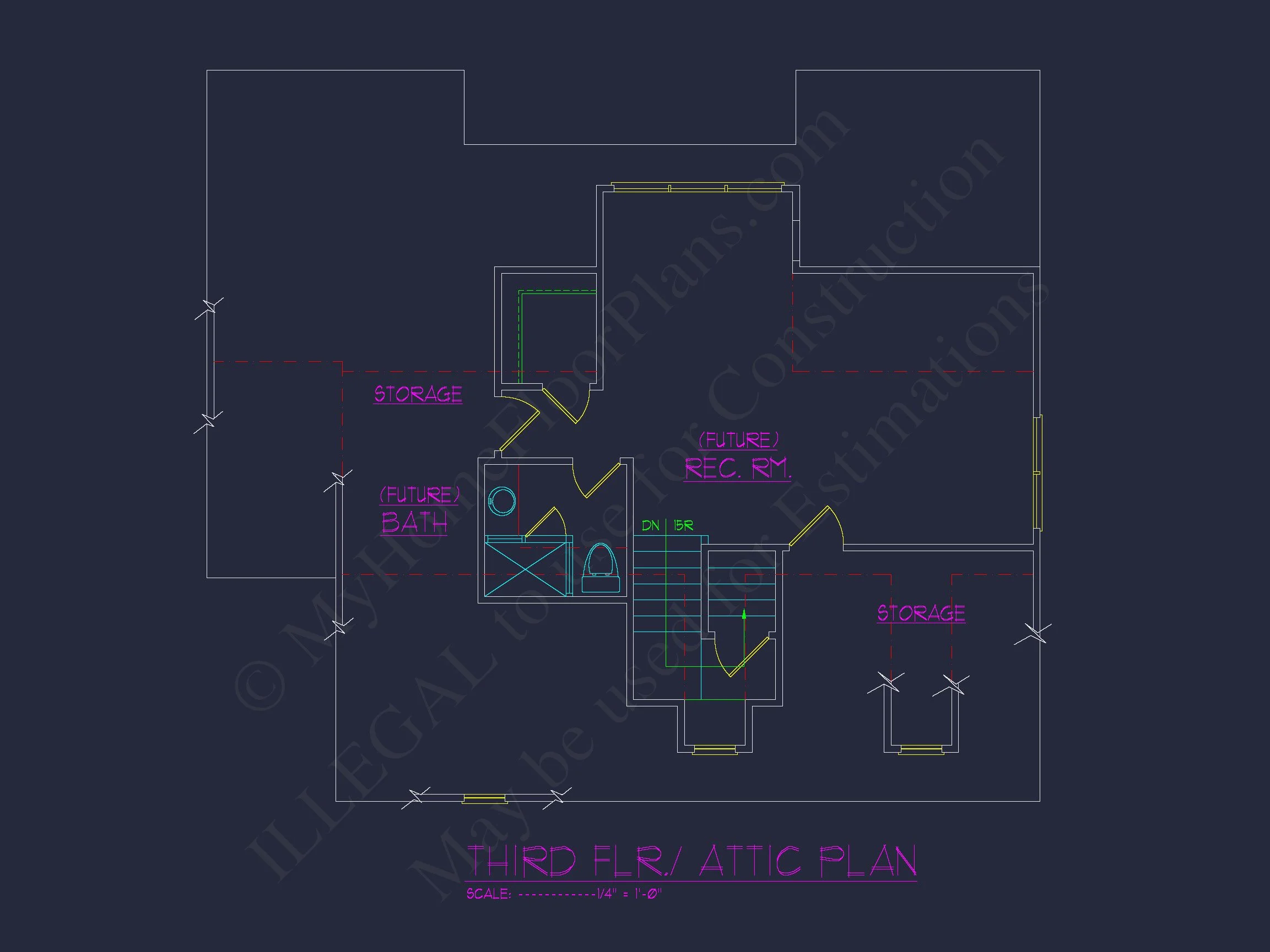 11-1191 HOUSE PLAN - Modern Craftsman-Style House Plan with Detailed CAD Blueprints 9 Modern Craftsman-Style house Plan with Detailed CAD Blueprints