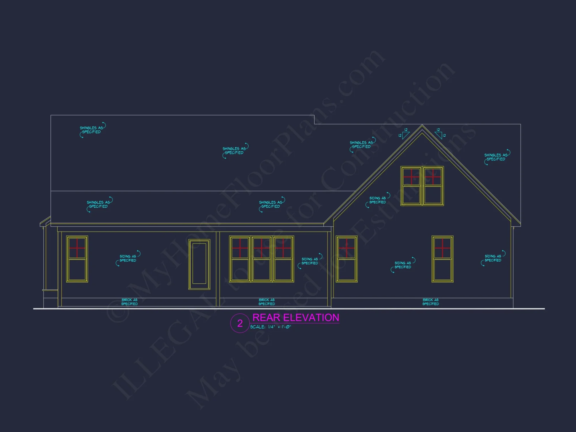 Traditional Craftsman house Blueprint with Open Floor Designs
