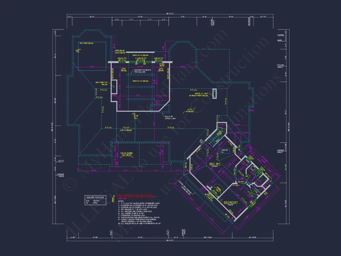 Custom Craftsman house Plan with 3 Beds, CAD Designs & More!