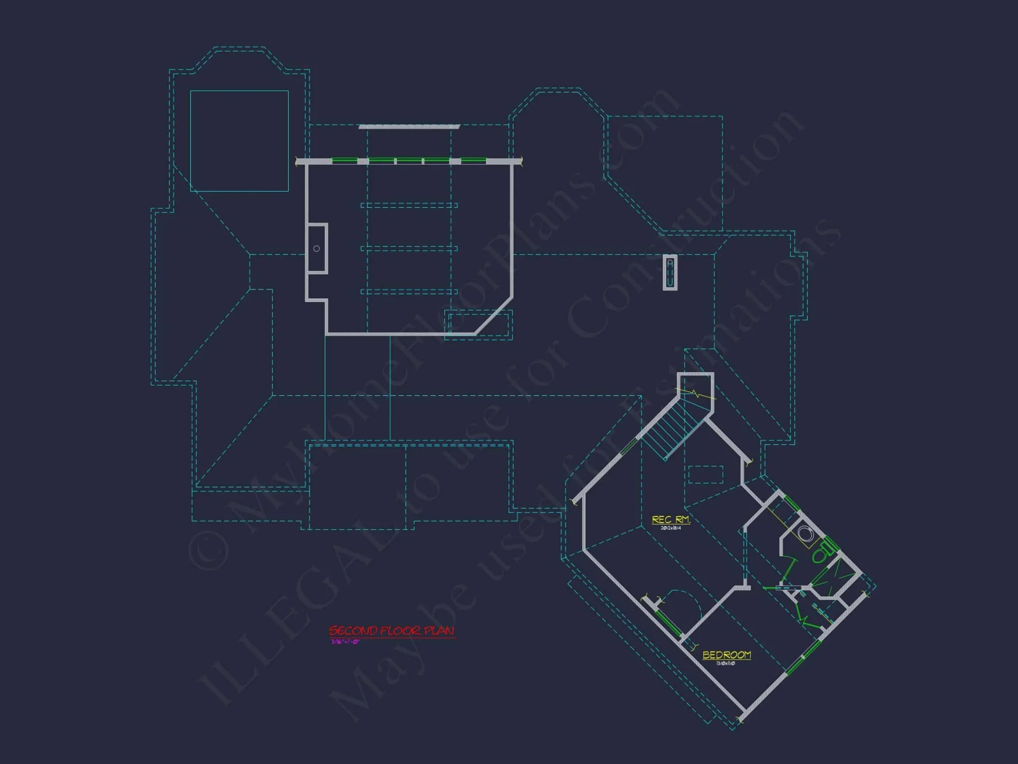 Custom Craftsman house Plan with 3 Beds, CAD Designs & More!
