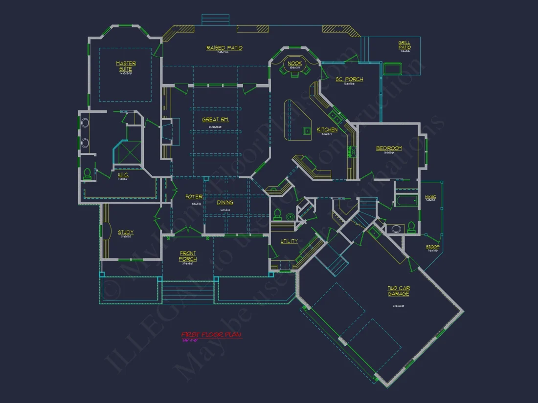 Custom Craftsman house Plan with 3 Beds, CAD Designs & More!