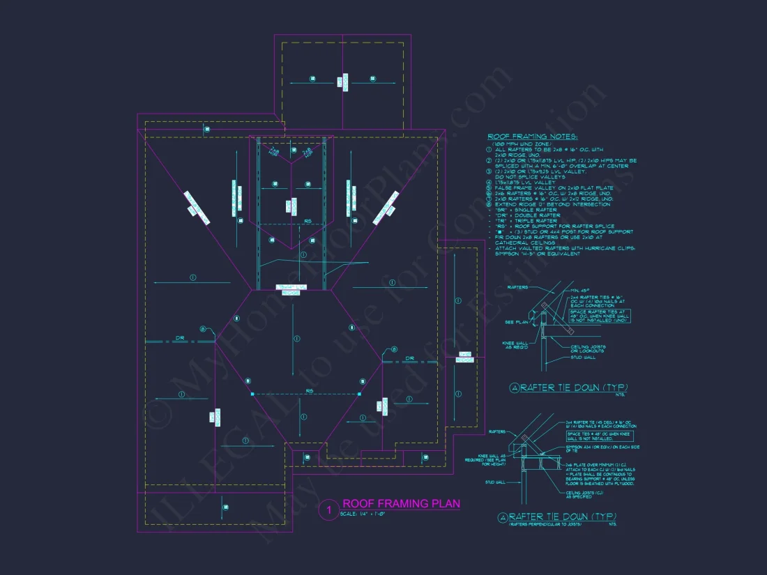 Elegant house Floor Plan with CAD Designs & Blueprints
