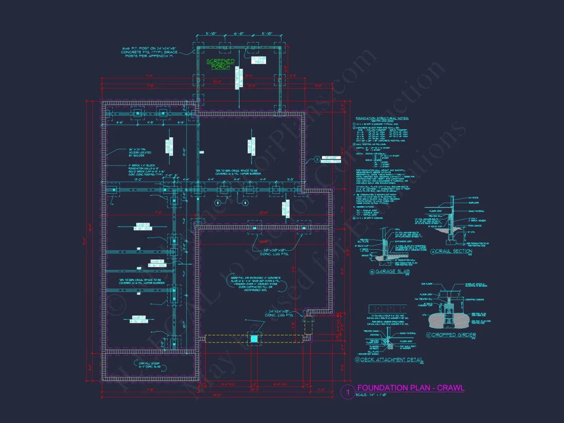 Elegant house Floor Plan with CAD Designs & Blueprints