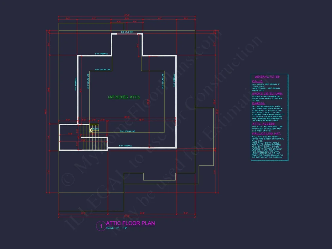Elegant house Floor Plan with CAD Designs & Blueprints