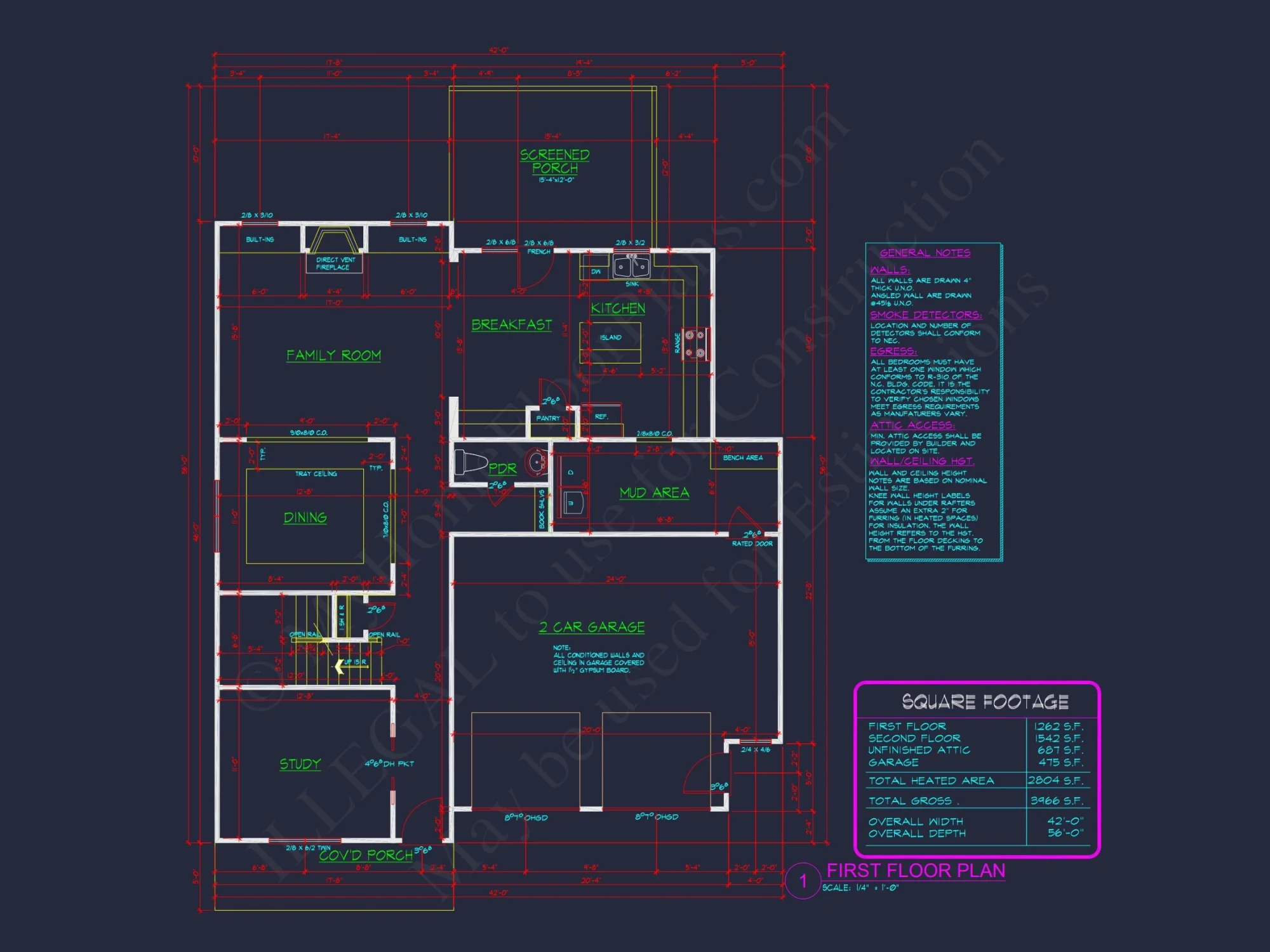 Elegant house Floor Plan with CAD Designs & Blueprints