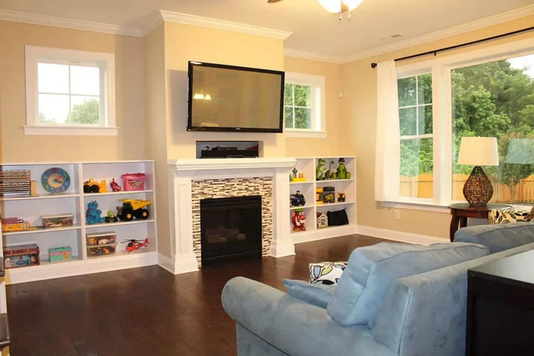 Modern Craftsman house Floor Plan with CAD and Blueprint Designs