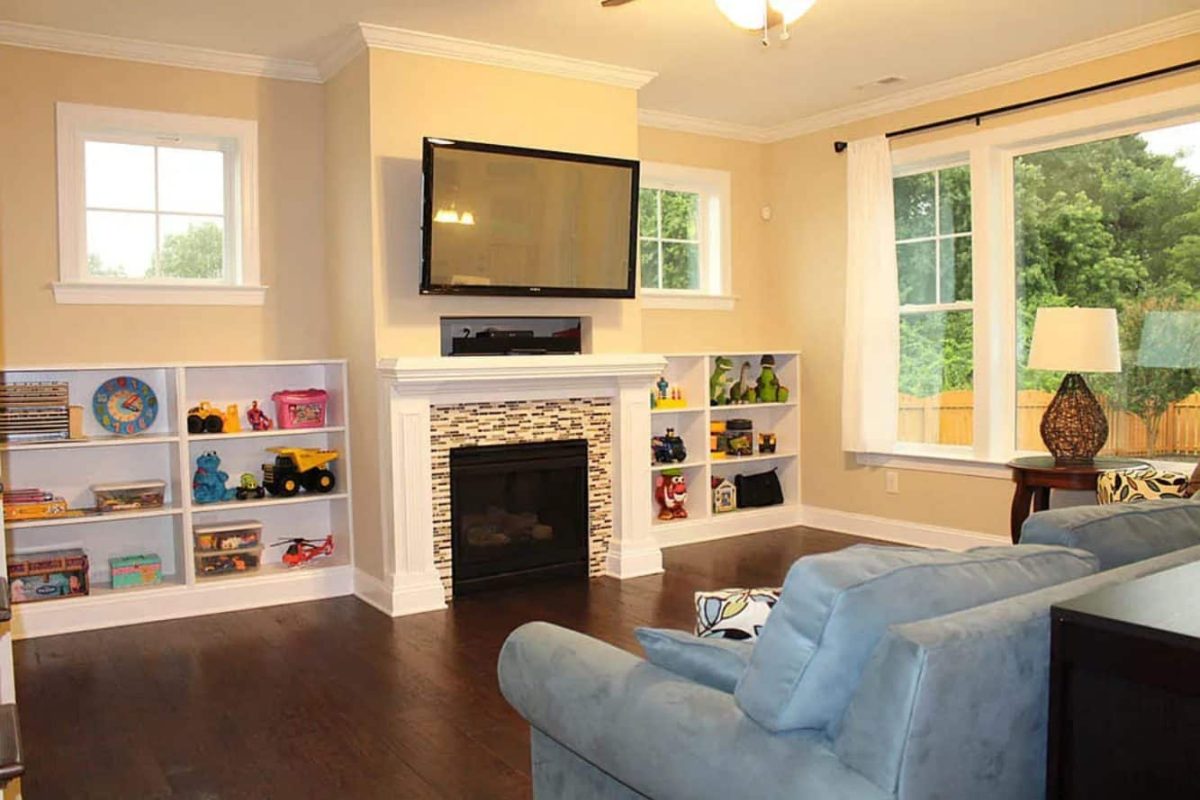 Modern Craftsman house Floor Plan with CAD and Blueprint Designs