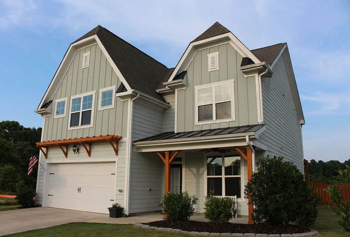 Modern Craftsman house Floor Plan with CAD and Blueprint Designs