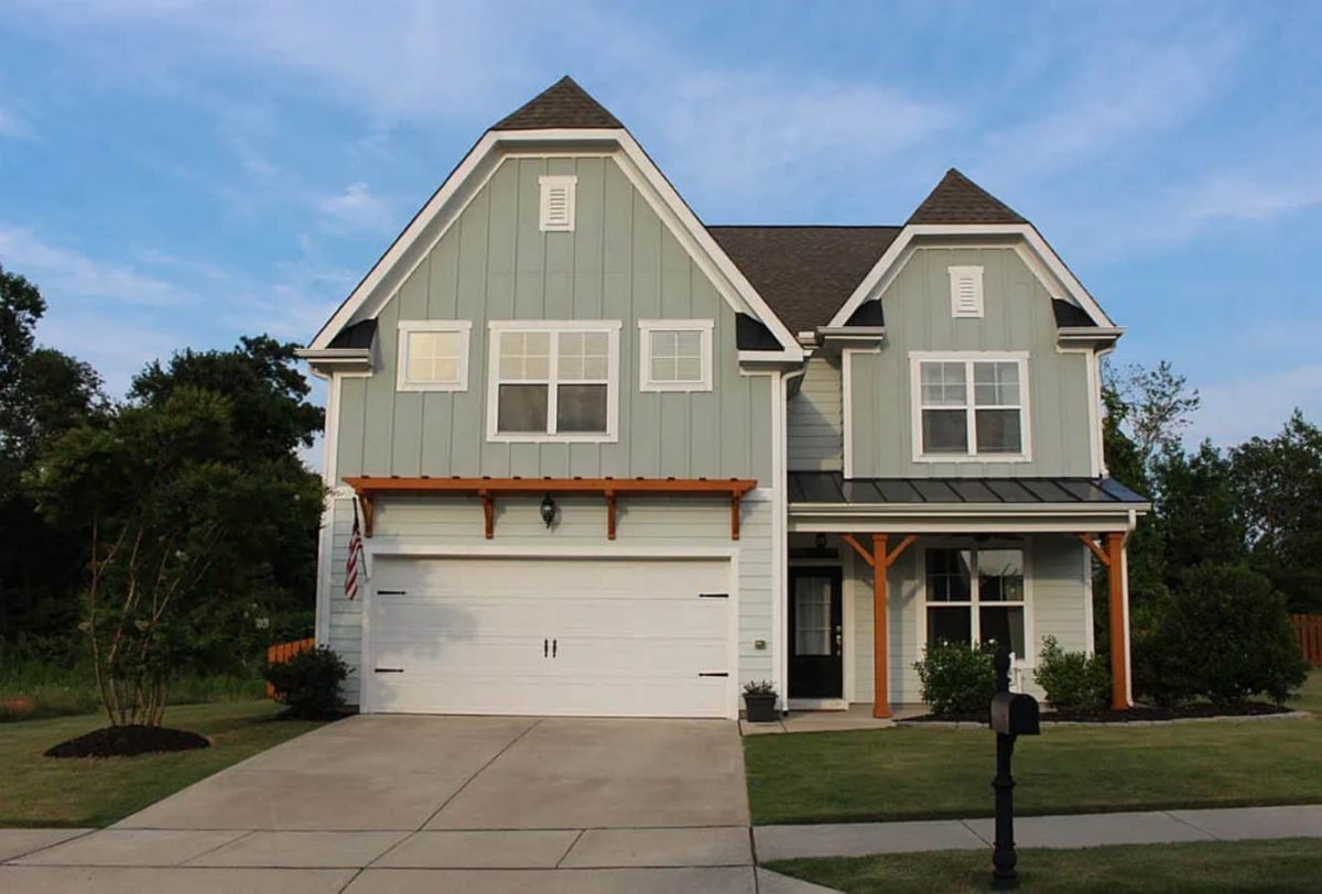 Modern Craftsman house Floor Plan with CAD and Blueprint Designs