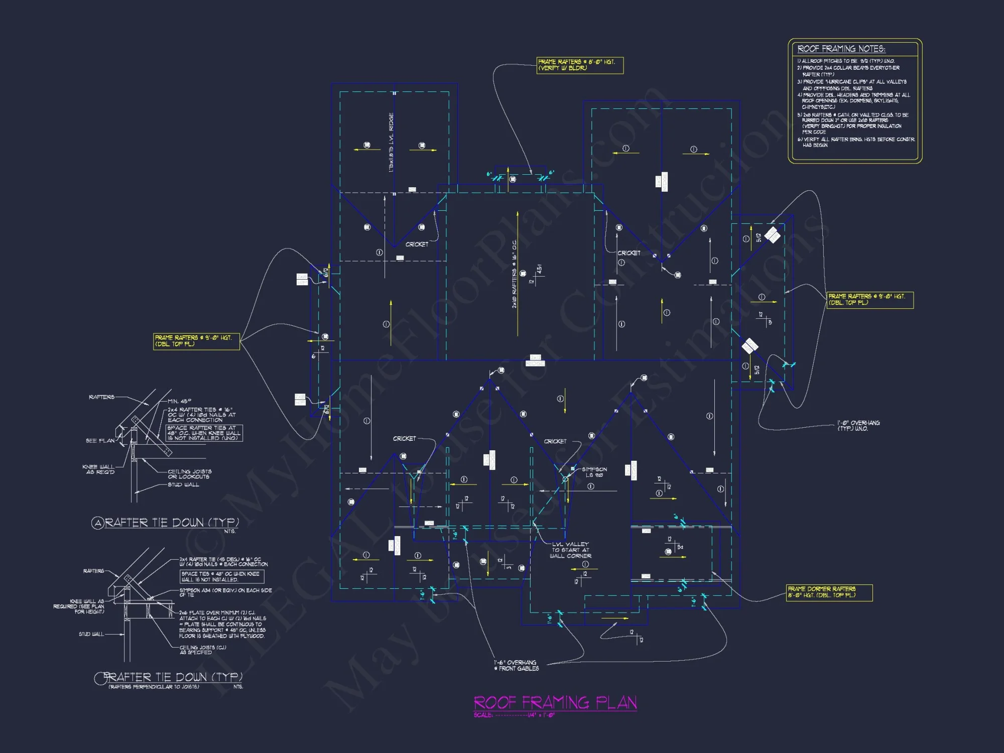 Traditional house Plan with 2 Floors, CAD Blueprints, and Designs