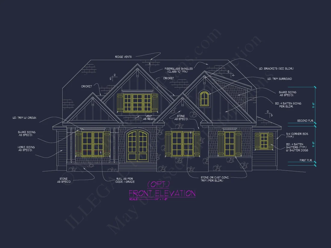 Traditional house Plan with 2 Floors, CAD Blueprints, and Designs