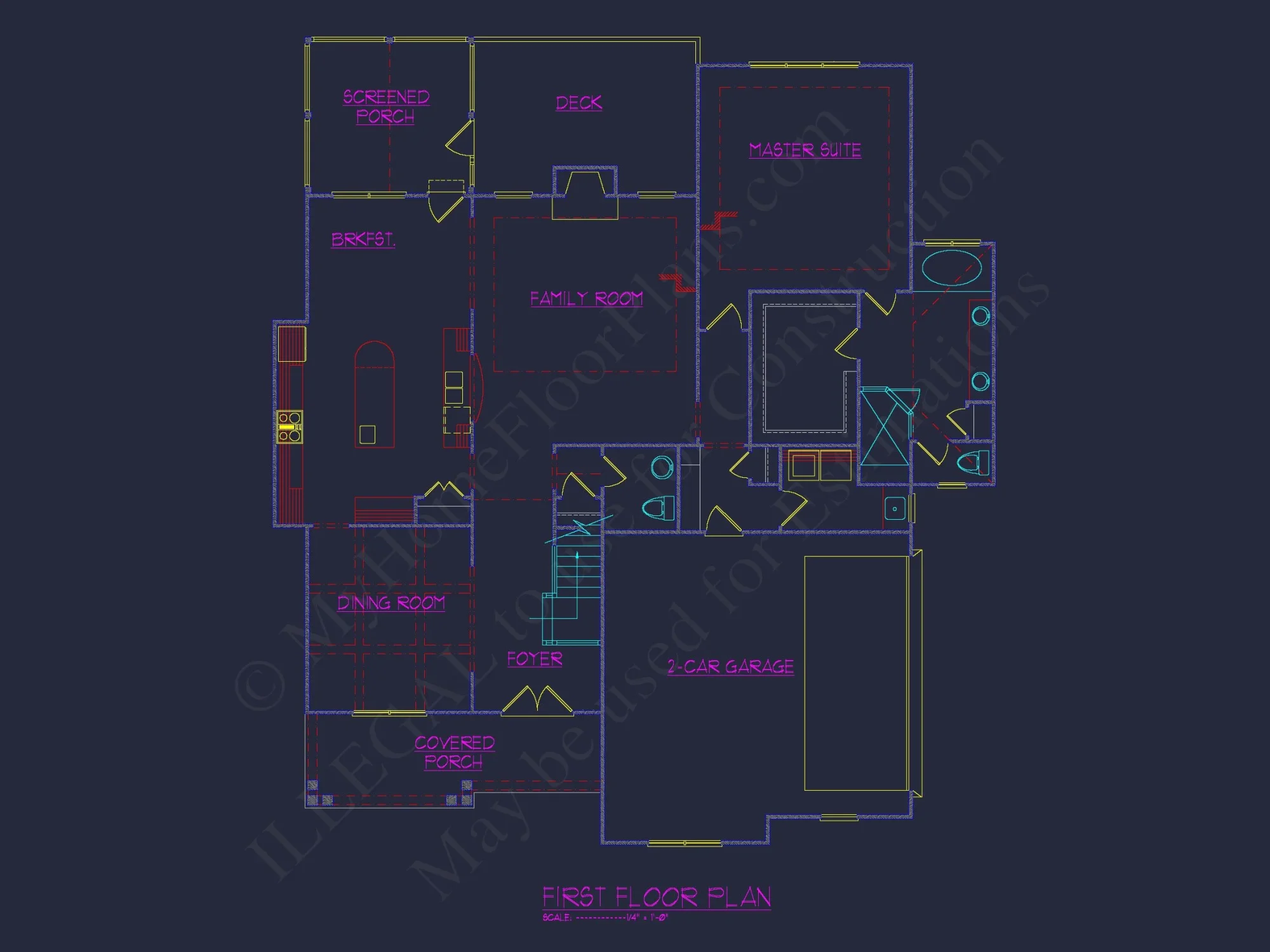 Traditional house Plan with 2 Floors, CAD Blueprints, and Designs