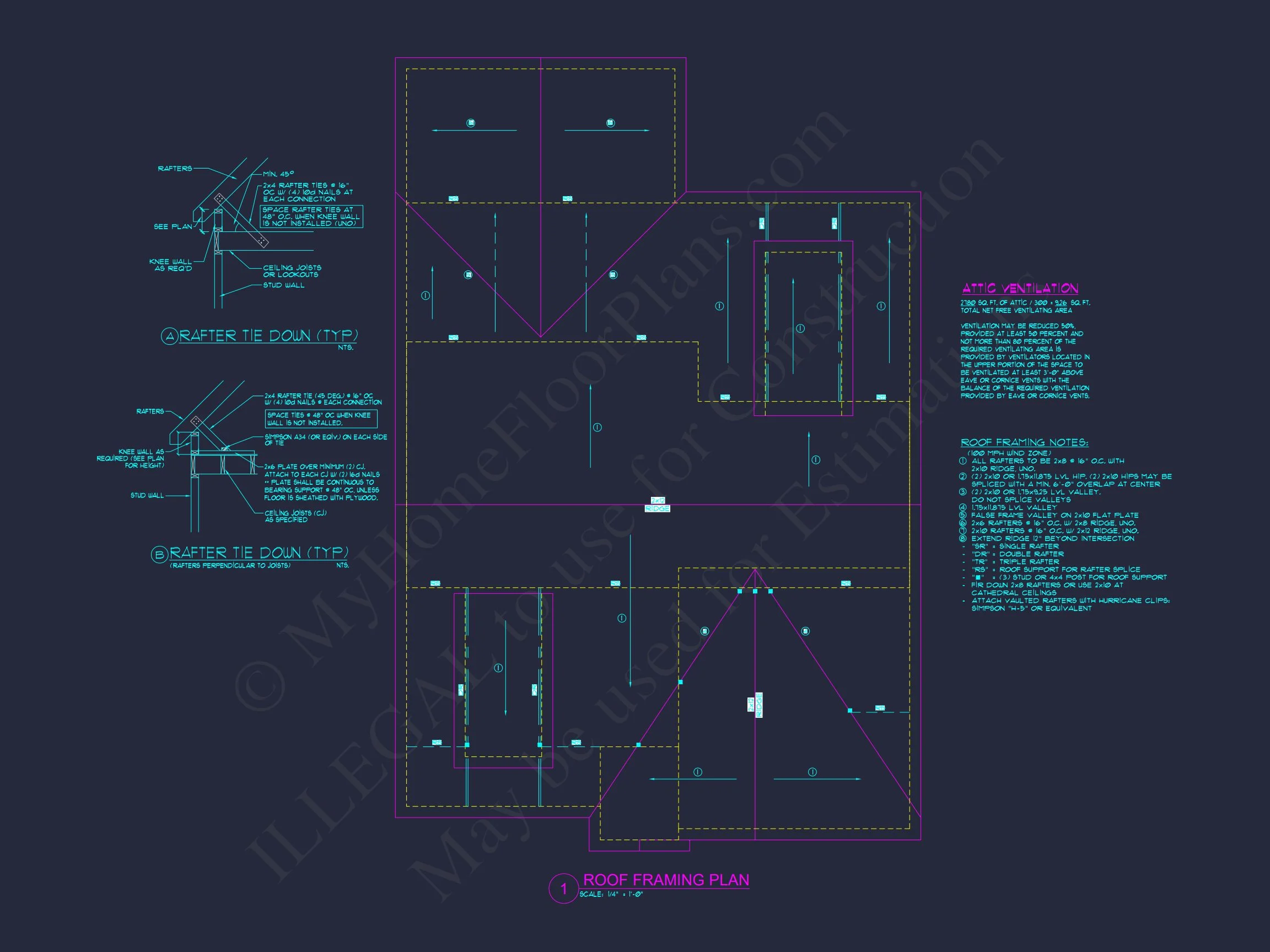 Elegant house Plan with Floor Plans, Blueprint, and CAD Designs