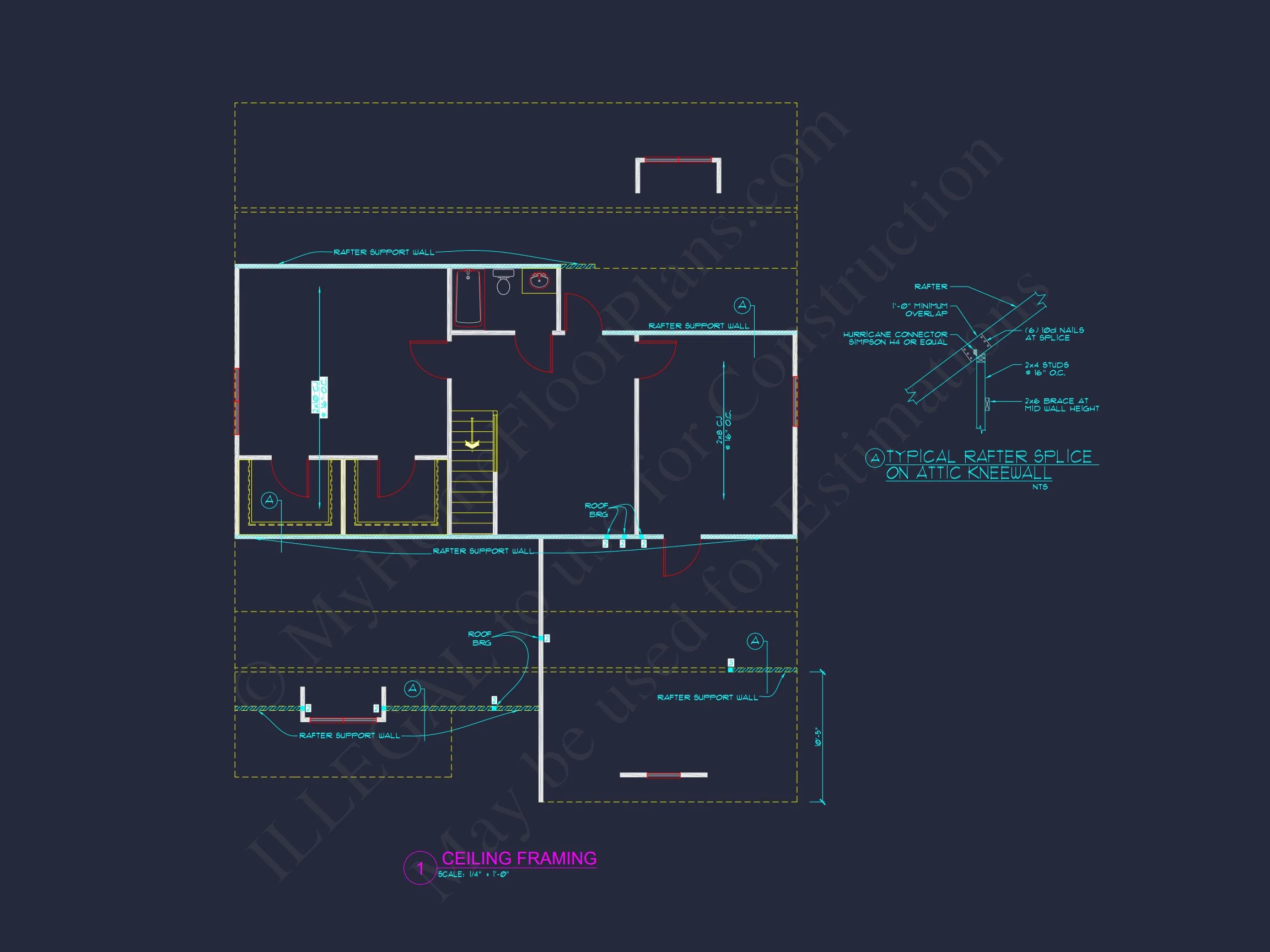 Elegant house Plan with Floor Plans, Blueprint, and CAD Designs