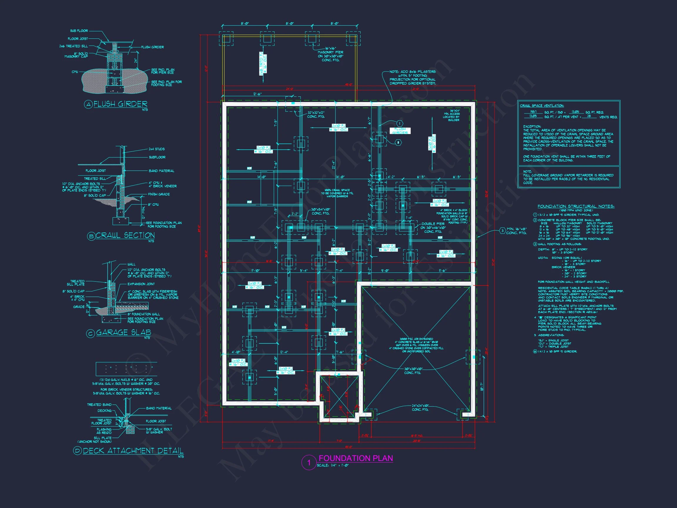 Elegant house Plan with Floor Plans, Blueprint, and CAD Designs