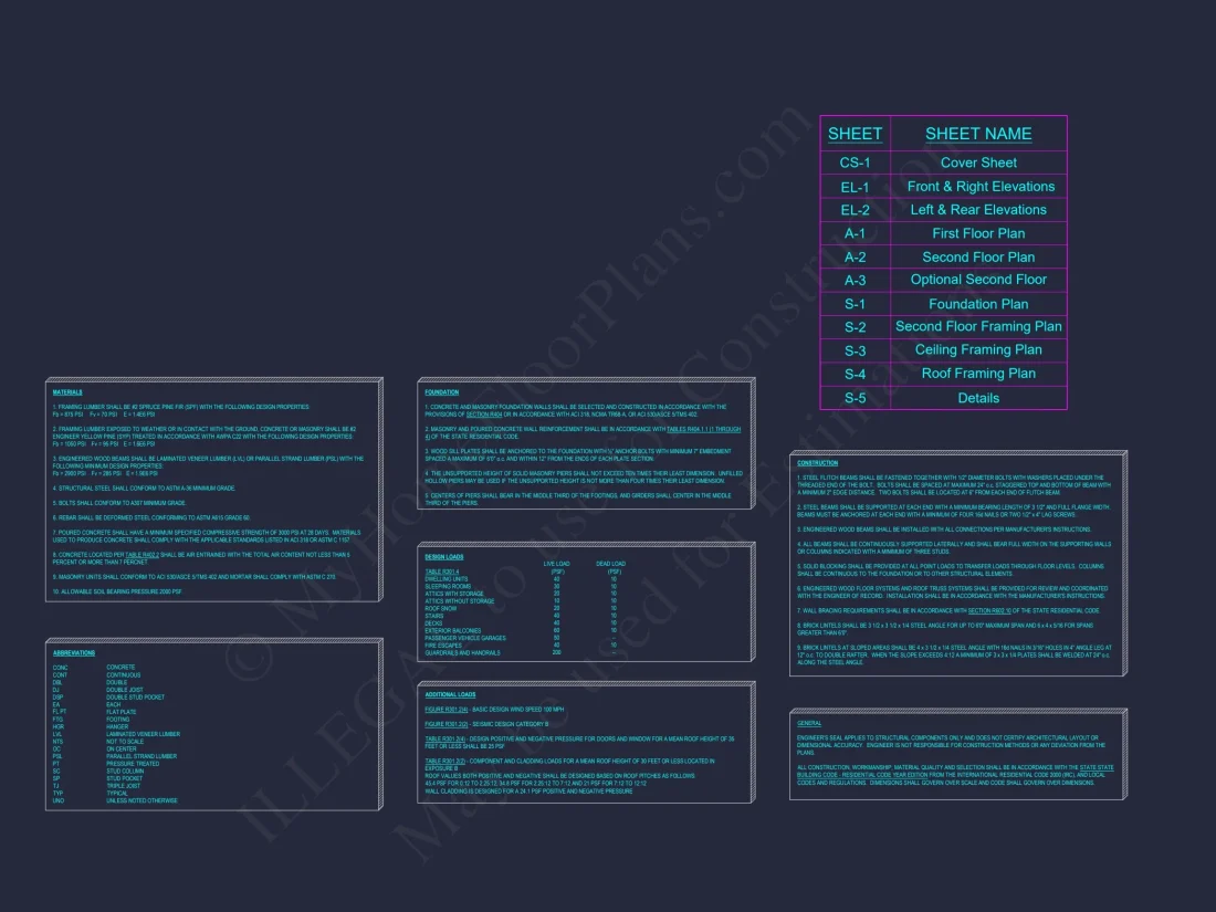 Elegant house Plan with Floor Plans, Blueprint, and CAD Designs