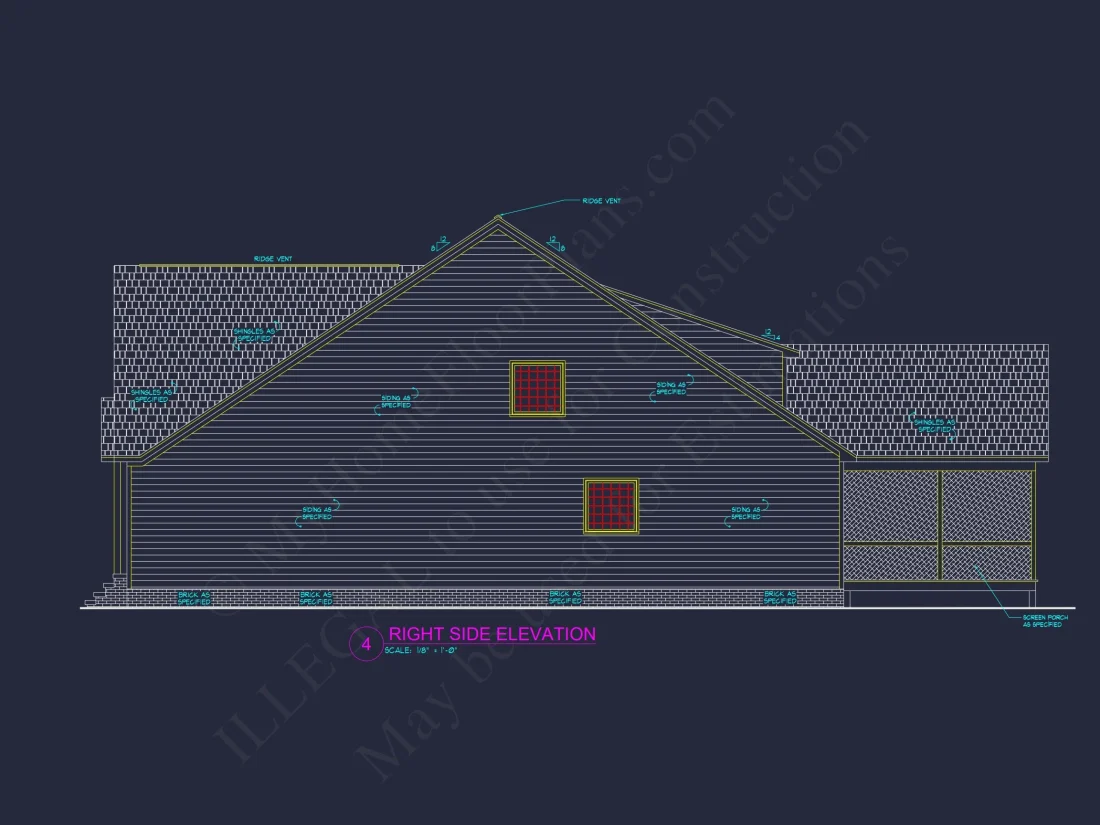 Elegant house Plan with Floor Plans, Blueprint, and CAD Designs