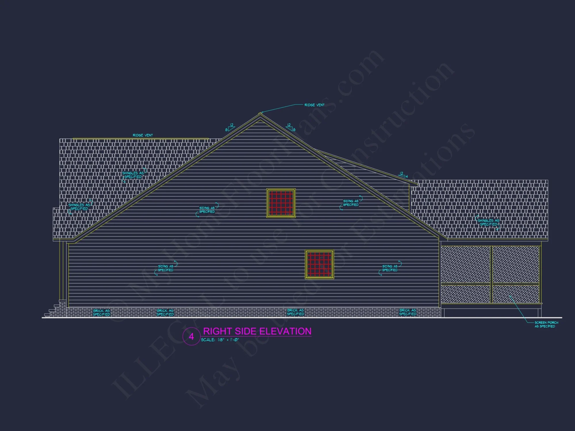 Elegant house Plan with Floor Plans, Blueprint, and CAD Designs
