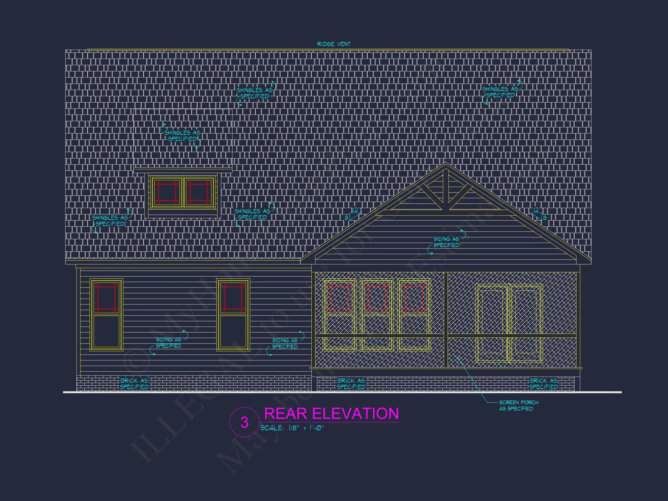 Elegant house Plan with Floor Plans, Blueprint, and CAD Designs
